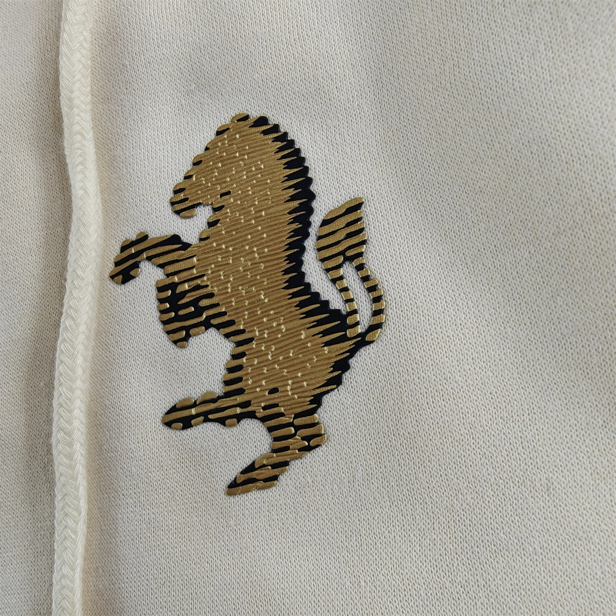 SIUjerseys-Juventus 24-25 Vintage Style Hoodie - Off White