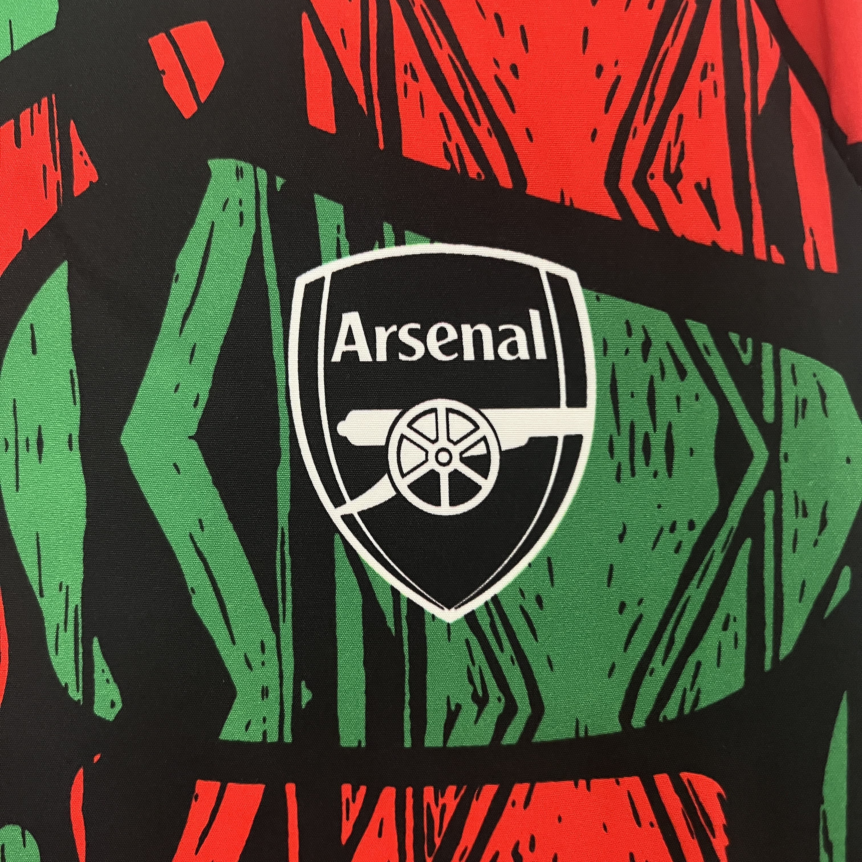 ManixJersey.com | Arsenal 24-25 Double Sided Reversible Windbreaker - Black & Red -Customize Name, Number and Patch | Worldwide Shipping
