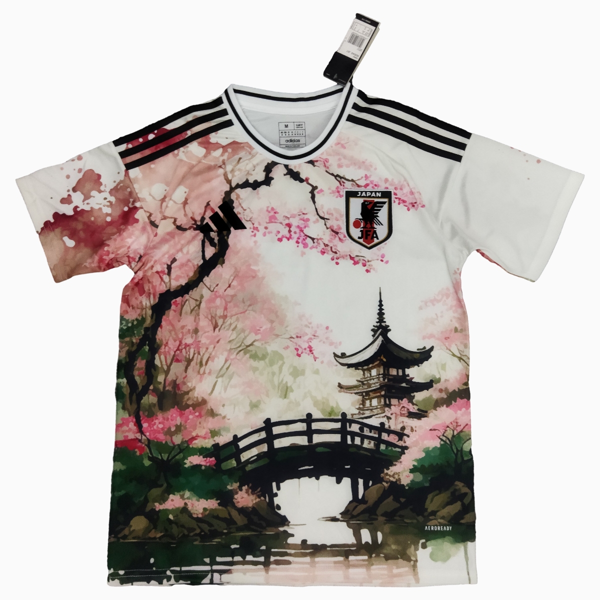 ManixJersey.com | Japan 2024 Sakura Tree Special Edition White Jersey - Fans Version -Customize Name, Number and Patch | Worldwide Shipping