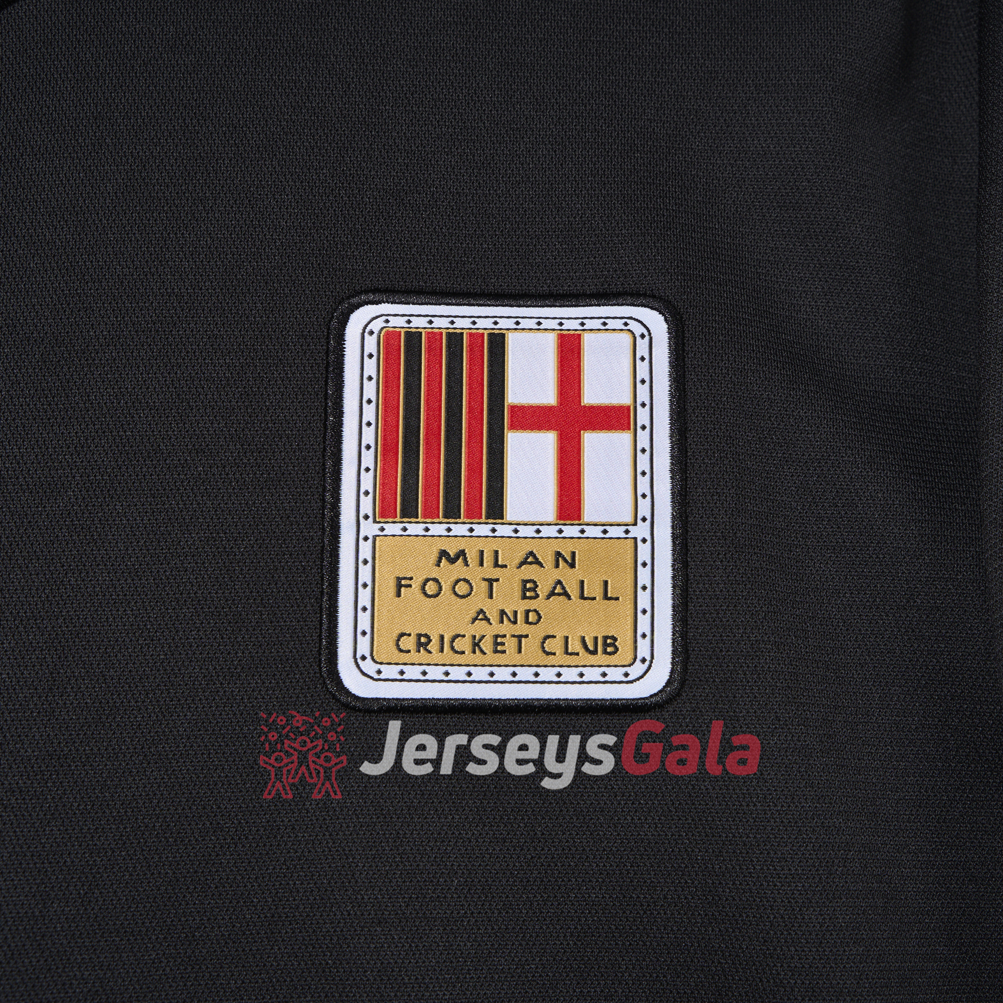 JerseysGala.com | AC Milan 24-25 125th Anniversary Long Sleeves Black GK Jersey - Fans Version -Customize Name, Number and Patch | Worldwide Shipping