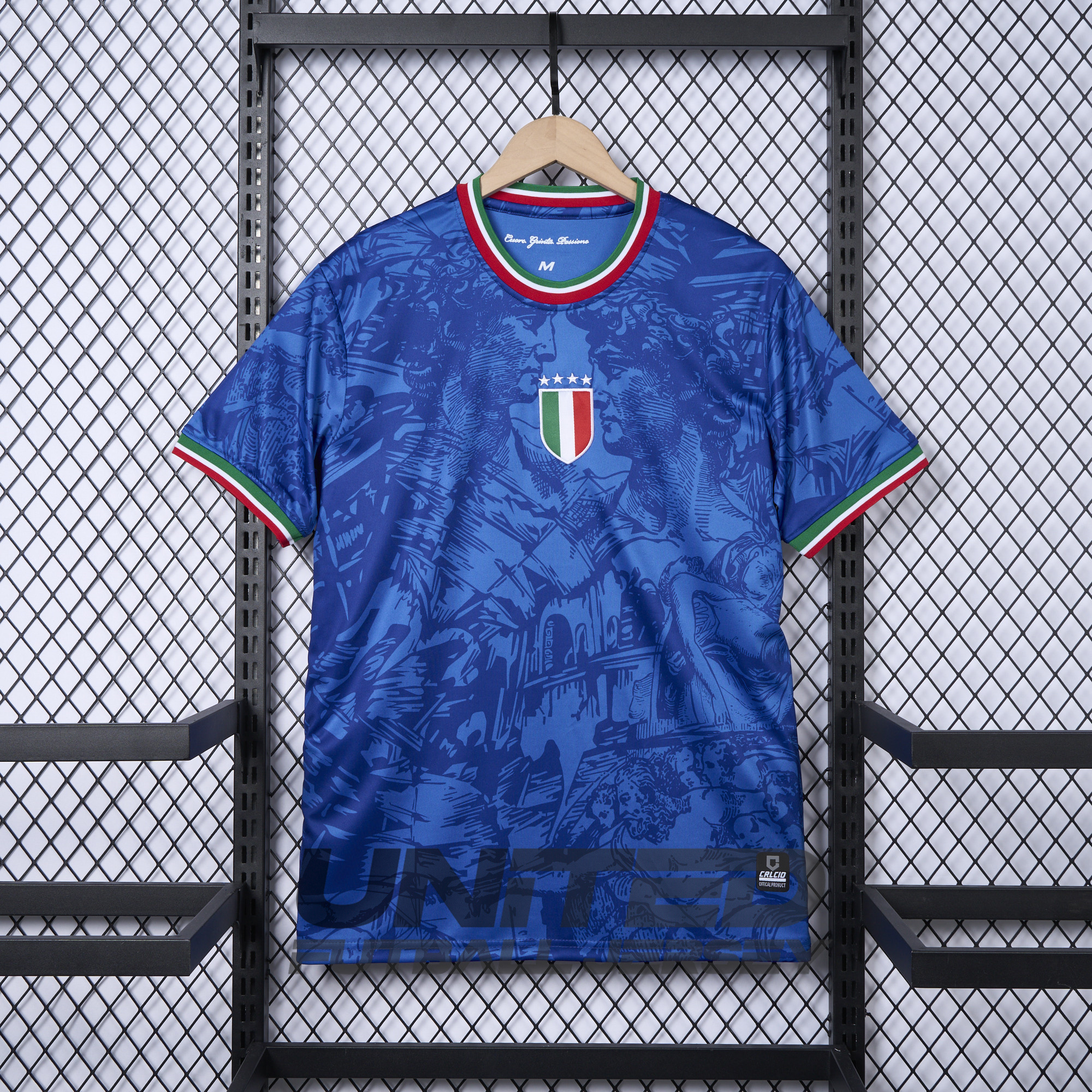 unitedfutballjersey-Italy 2024 Blue Special Edition Jersey - Fans Version