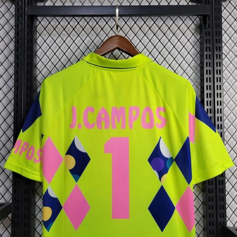 ManixJersey.com | Retro Mexico 1992-93 Goalkeeper Green Jersey -Customize Name, Number and Patch | Worldwide Shipping