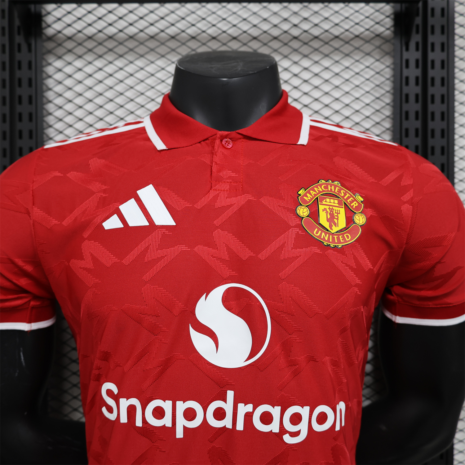 SIUjerseys-Manchester United 24-25 Red POLO Jersey - Player Version