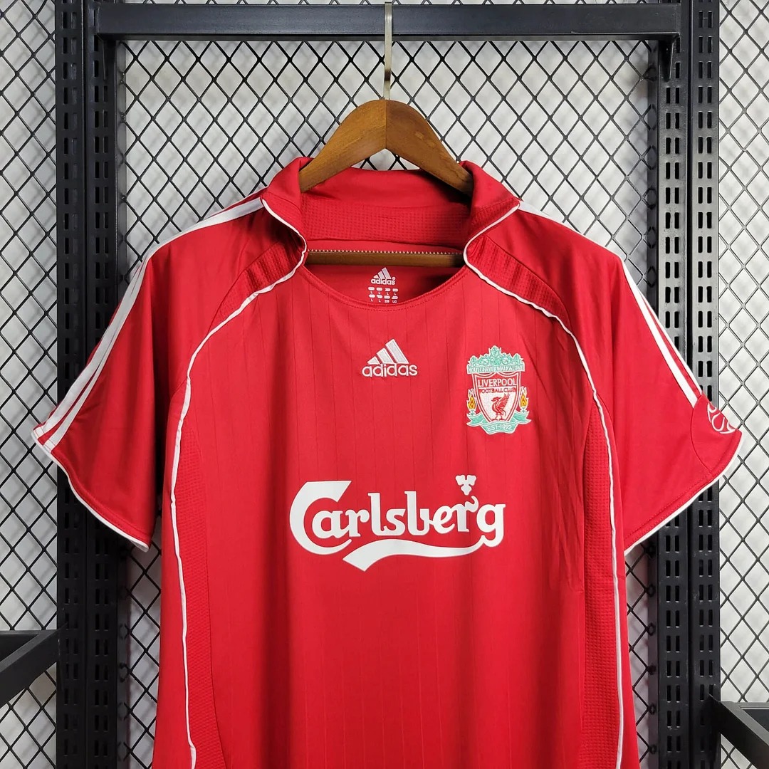 ManixJersey.com | Retro Liver.pool 2006-07 Home Stadium Jersey -Customize Name, Number and Patch | Worldwide Shipping