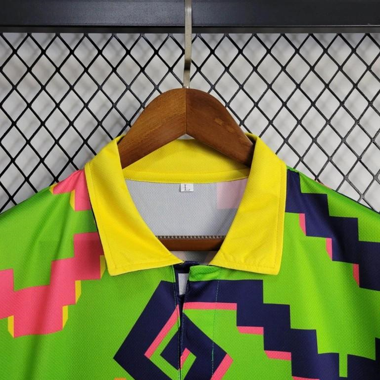 ManixJersey.com | Retro Mexico 1995 Goalkeeper Green Black Jersey -Customize Name, Number and Patch | Worldwide Shipping