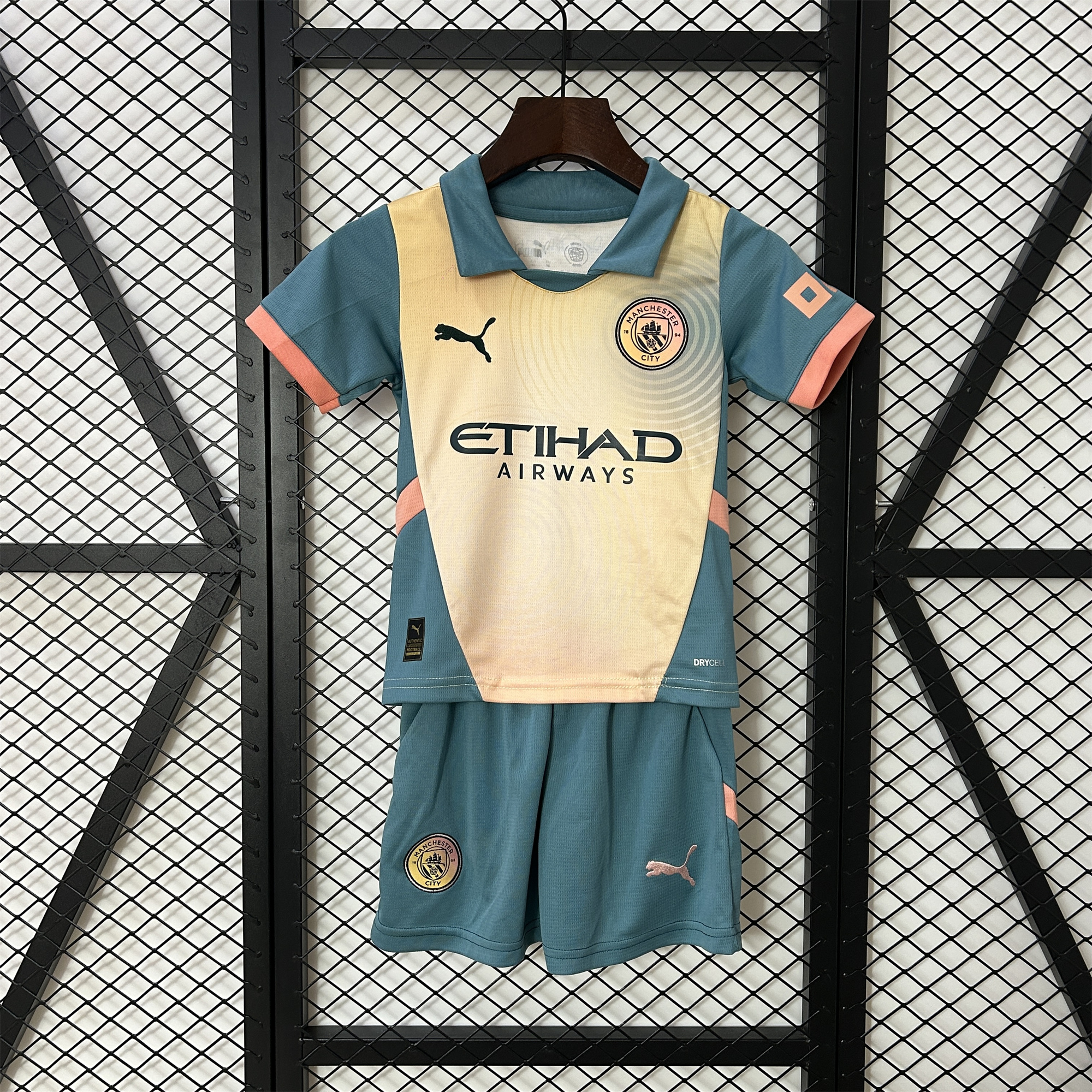 foot-Manchester City 24-25 Fourth Kids Kit