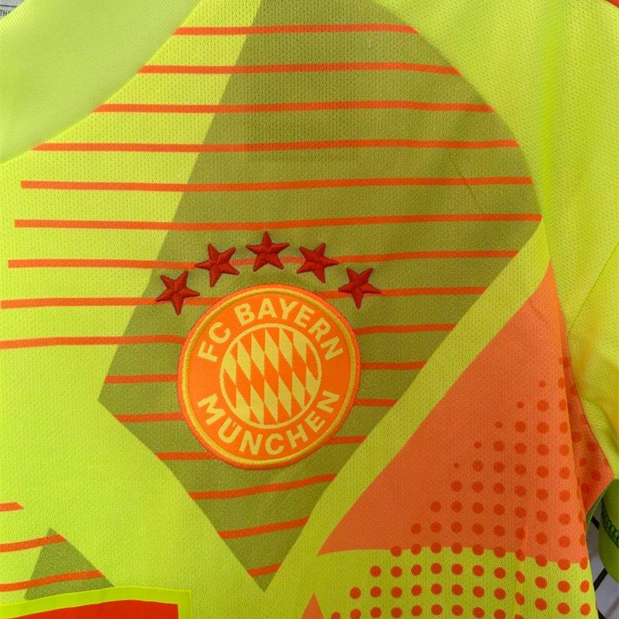 ManixJersey.com | Bayern Munich 24-25 Green Goalkeeper Jersey - Fans Version -Customize Name, Number and Patch | Worldwide Shipping