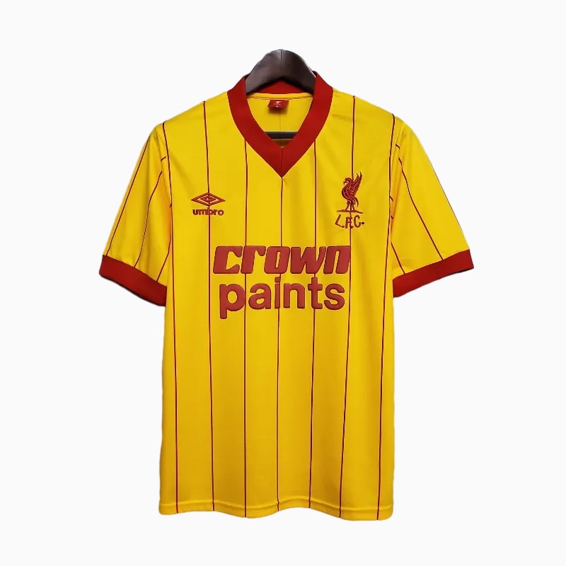 JerseysGala.com | Retro Liver.pool 1982-84 Away Stadium Jersey -Customize Name, Number and Patch | Worldwide Shipping