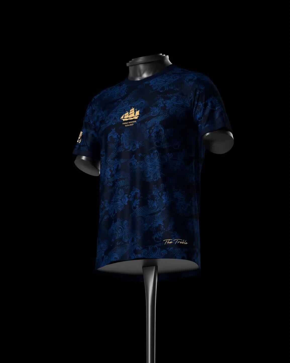 foot-Manchester City 2023 Treble Winners Commemorative Jersey - Player Version