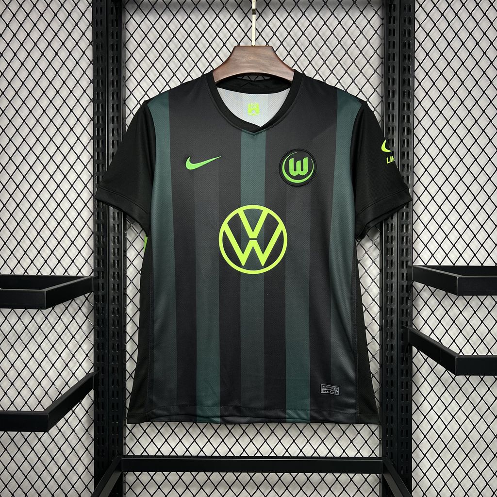 Wolfsburg 24-25 Away Jersey - Fans Version:football jersey mysite: unitedjerseyfootball 邓江浪:football