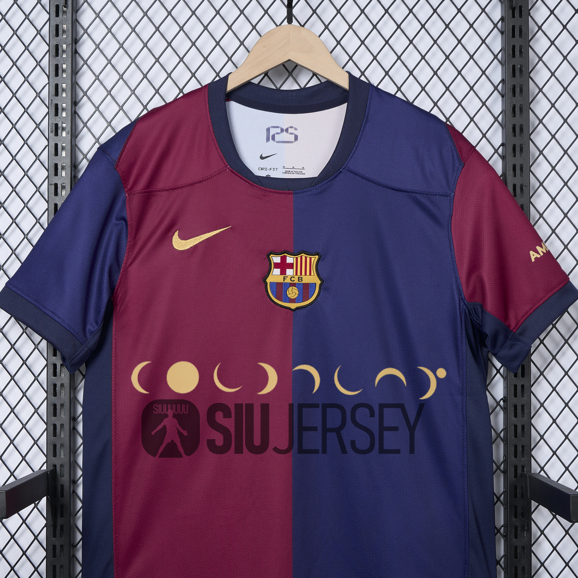 SIUjerseys-Barcelona X CP 24-25 Home New Co-Branded Jersey - Fans Version