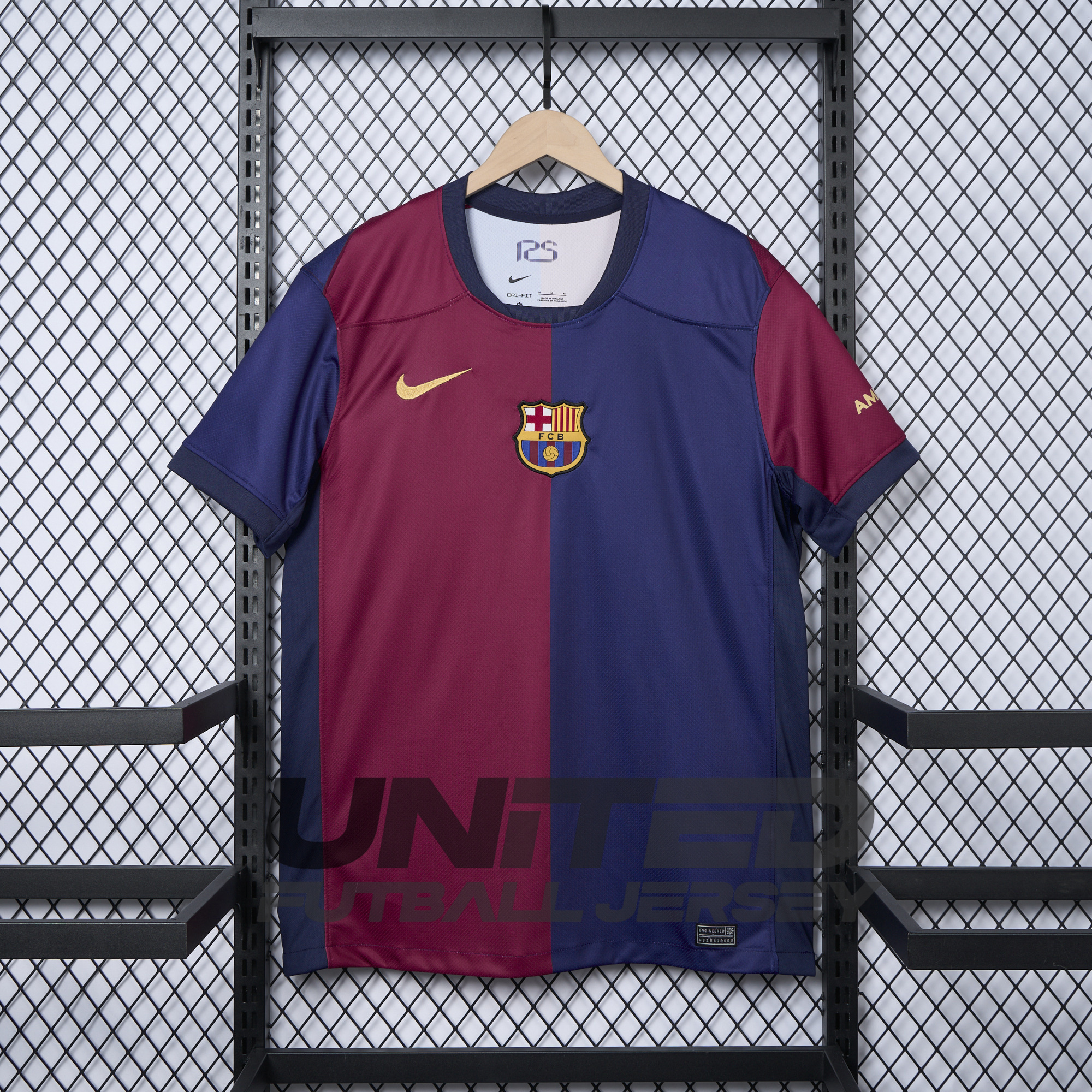 foot-Barcelona 24-25 Home Unsponsored Jersey - Fans Version