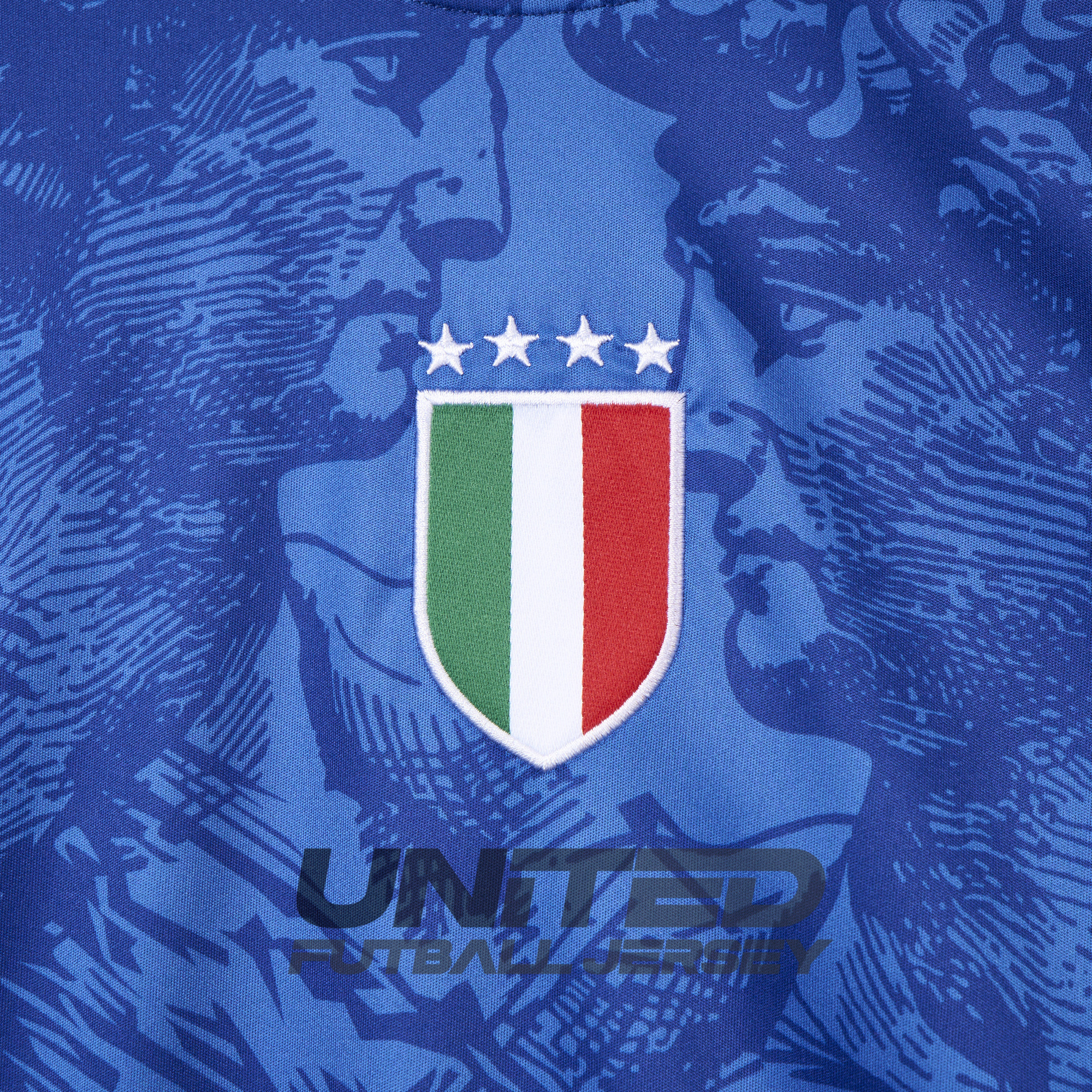unitedfutballjersey-Italy 2024 Blue Special Edition Jersey - Fans Version
