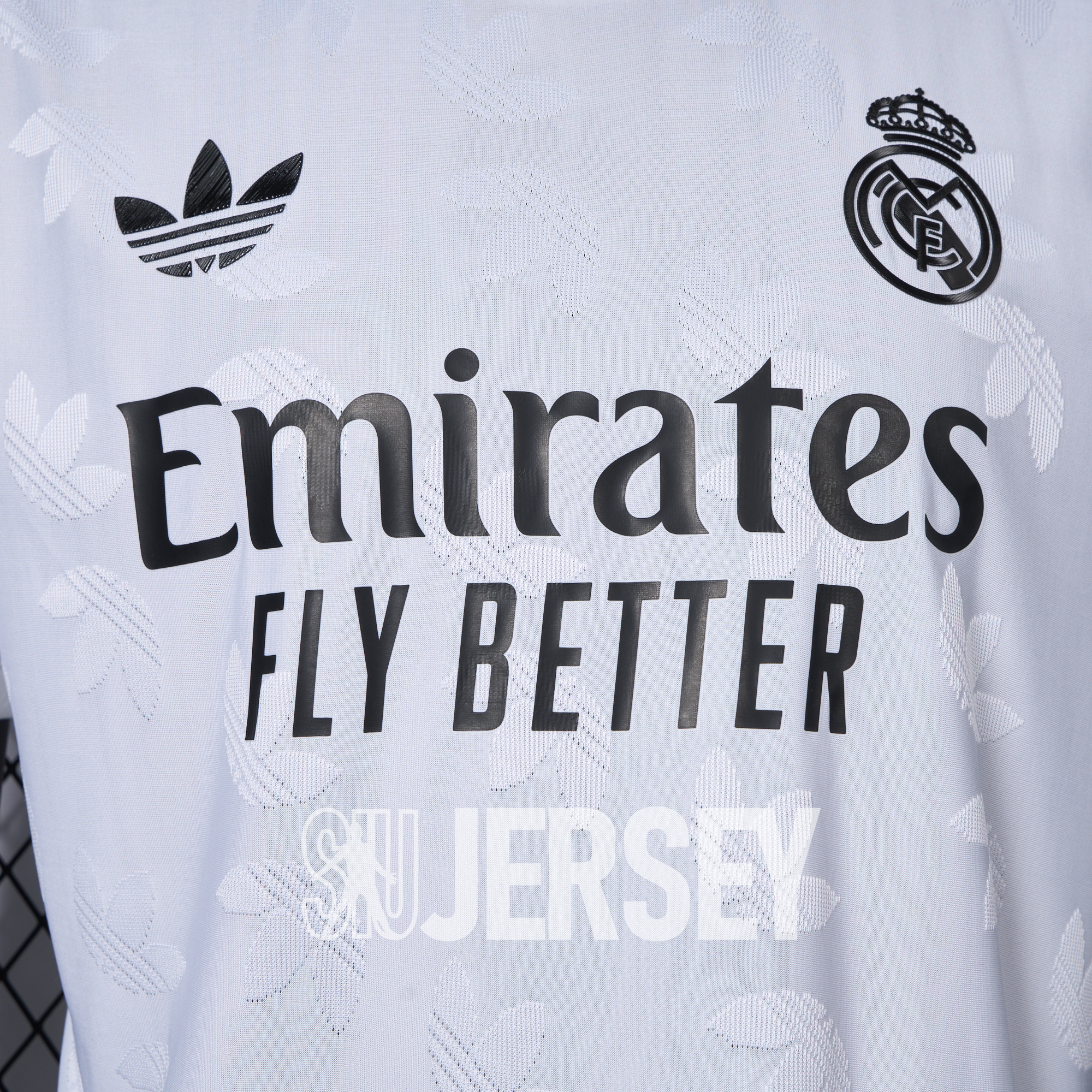 SIUjerseys-Real Madrid 24-25 Trefoil White Jersey - Player Version