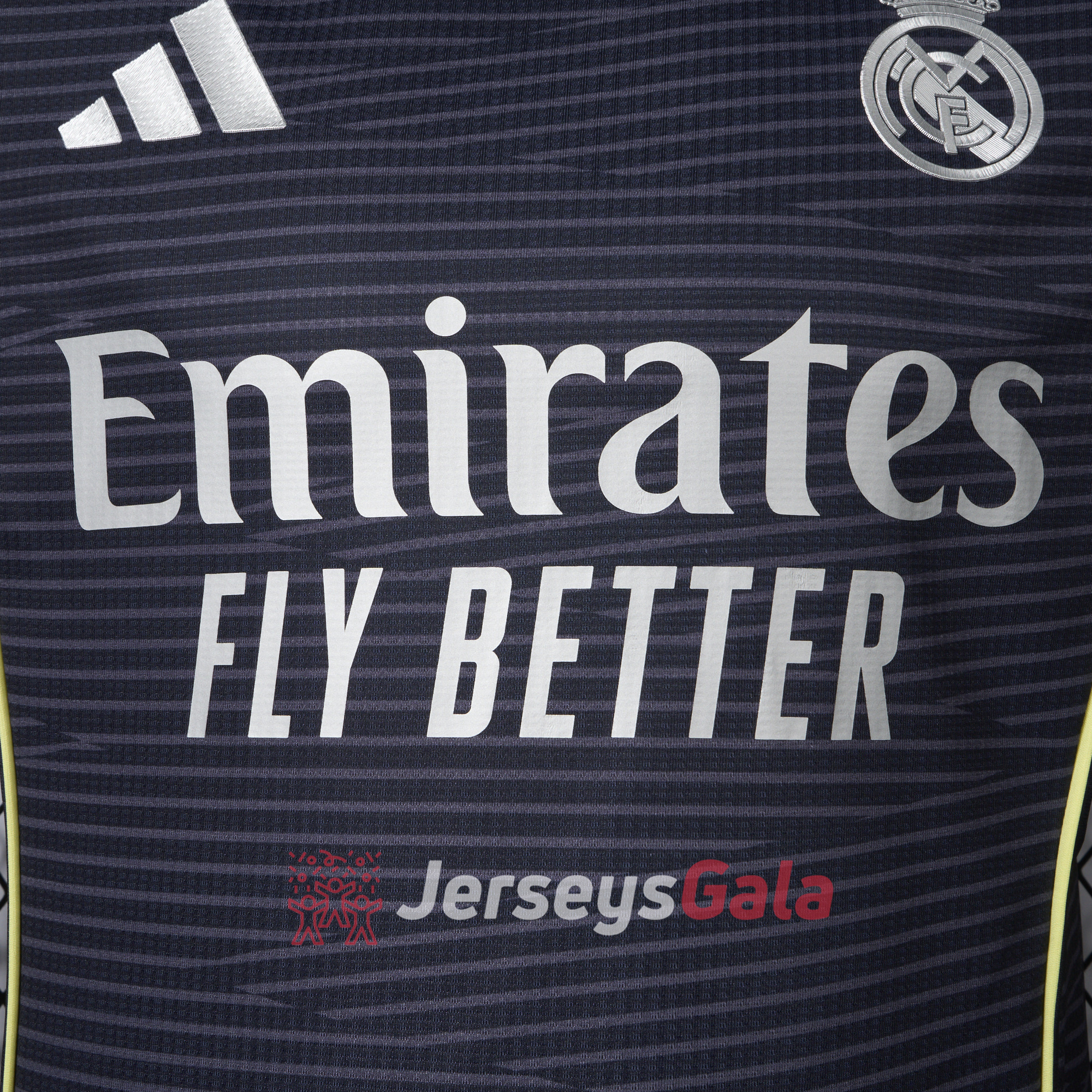 JerseysGala.com | Real Madrid 25-26 Away Jersey (Informal-release Version) - Player Version -Customize Name, Number and Patch | Worldwide Shipping