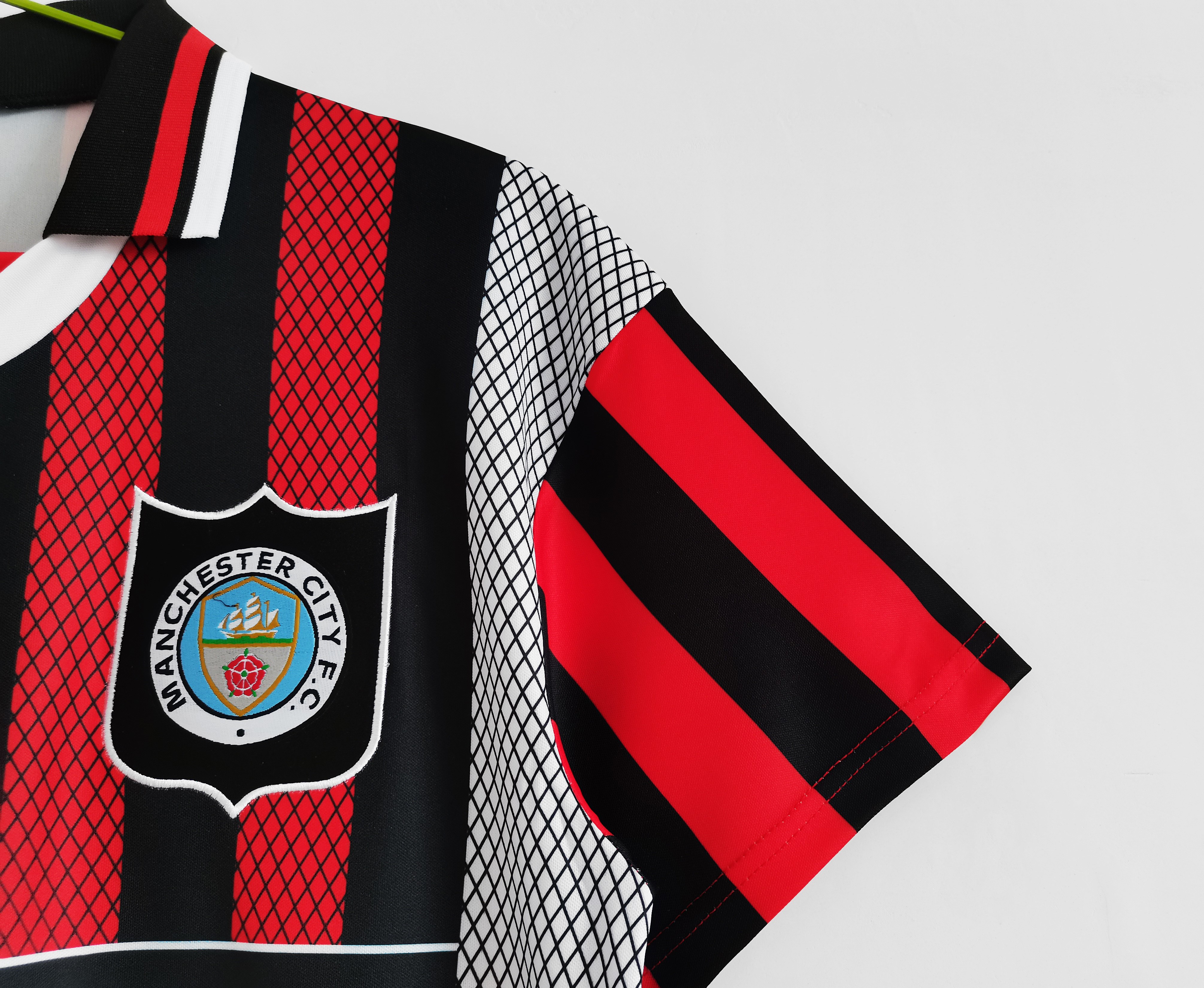 SIUjerseys-Retro Manchester City 1994-96 Away Stadium Jersey