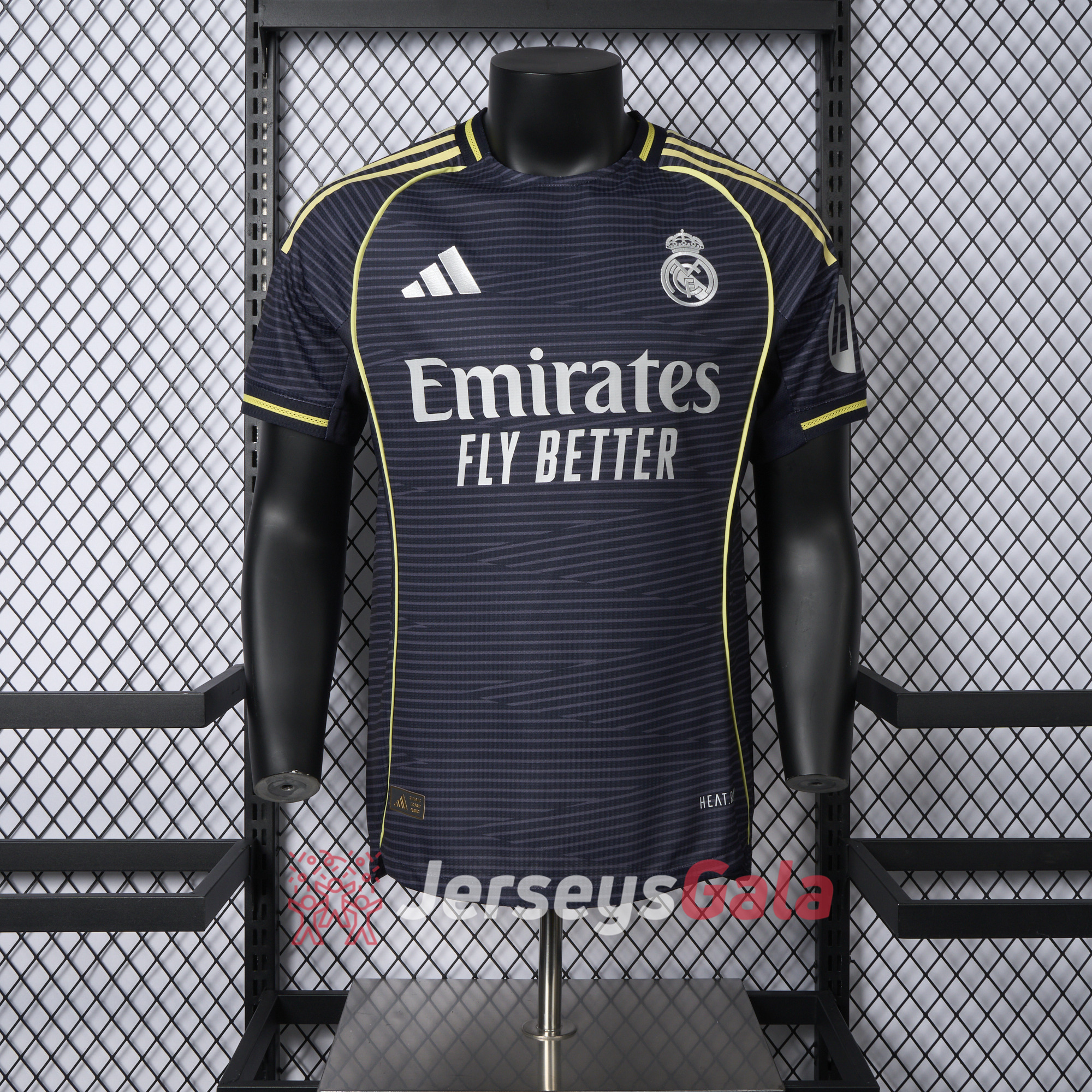 JerseysGala.com | Real Madrid 25-26 Away Jersey (Informal-release Version) - Player Version -Customize Name, Number and Patch | Worldwide Shipping