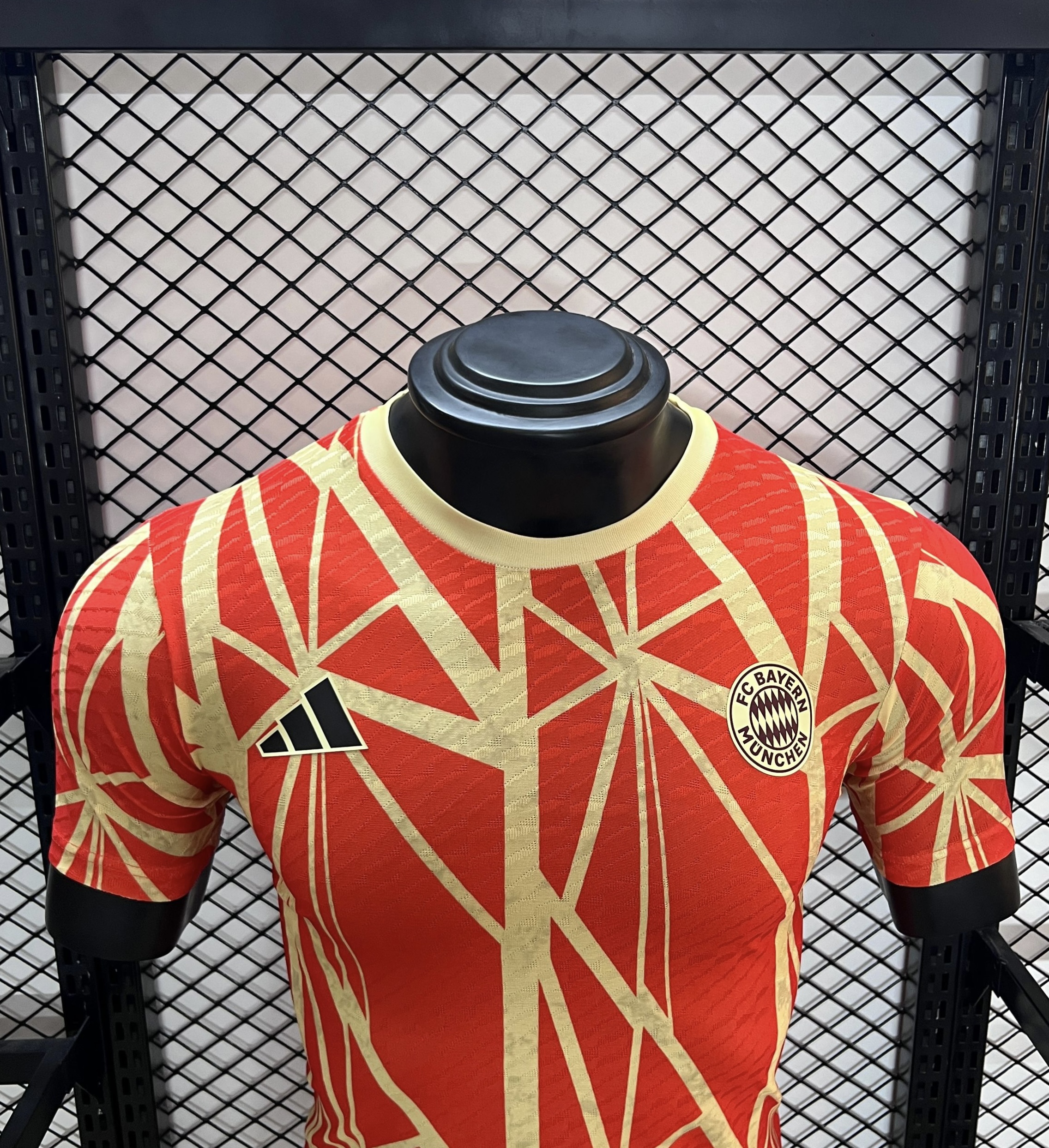 UltraTrikot-Bayern Munich 24-25 Red Pre-Match Training Jersey - Player Version