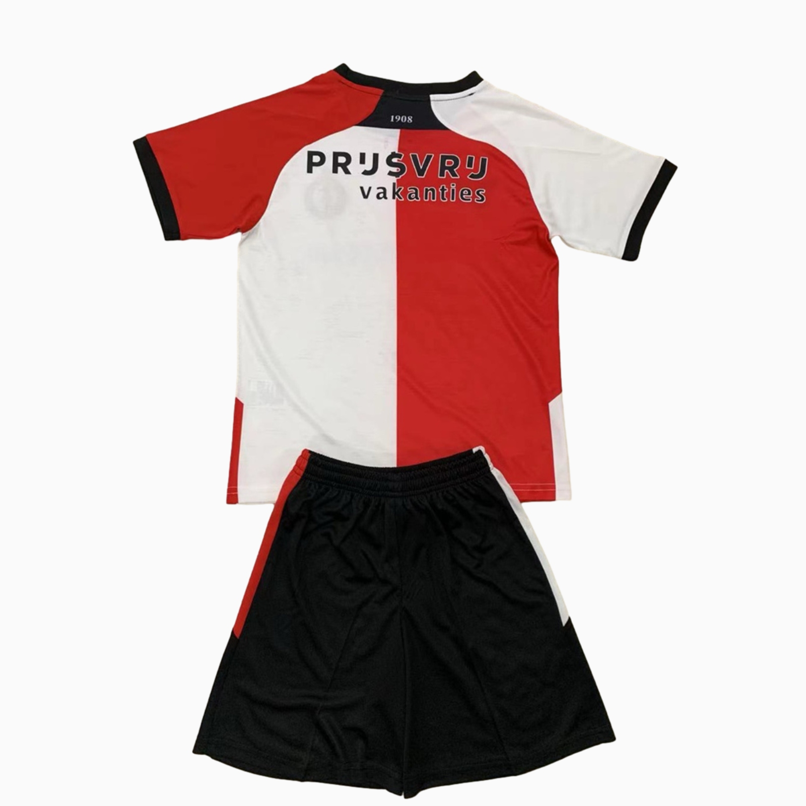 unitedfutballjersey-Feyenoord 24-25 Home Kids Kit