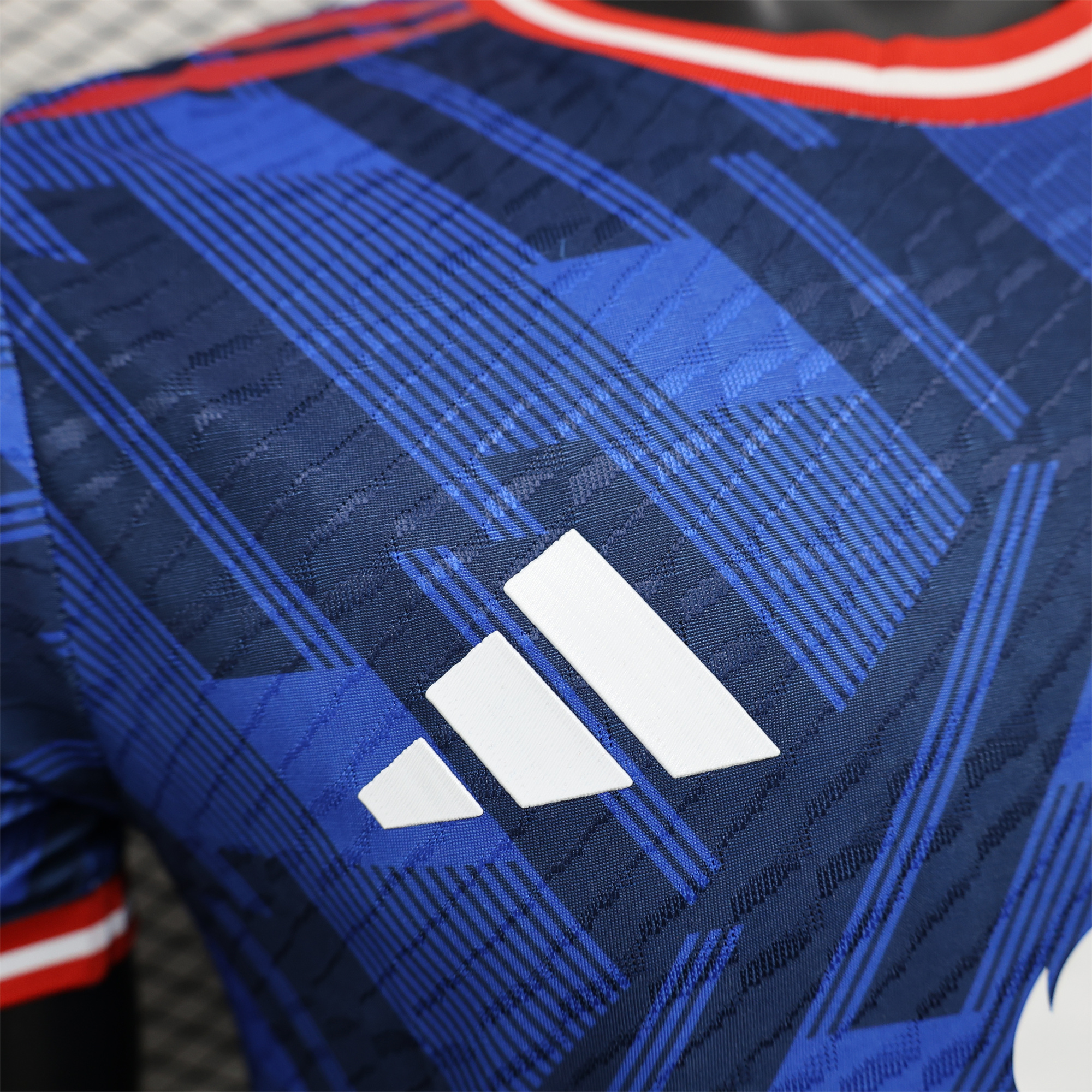 SIUjerseys-Manchester United 24-25 Blue Stripe Special Edition Jersey - Player Version