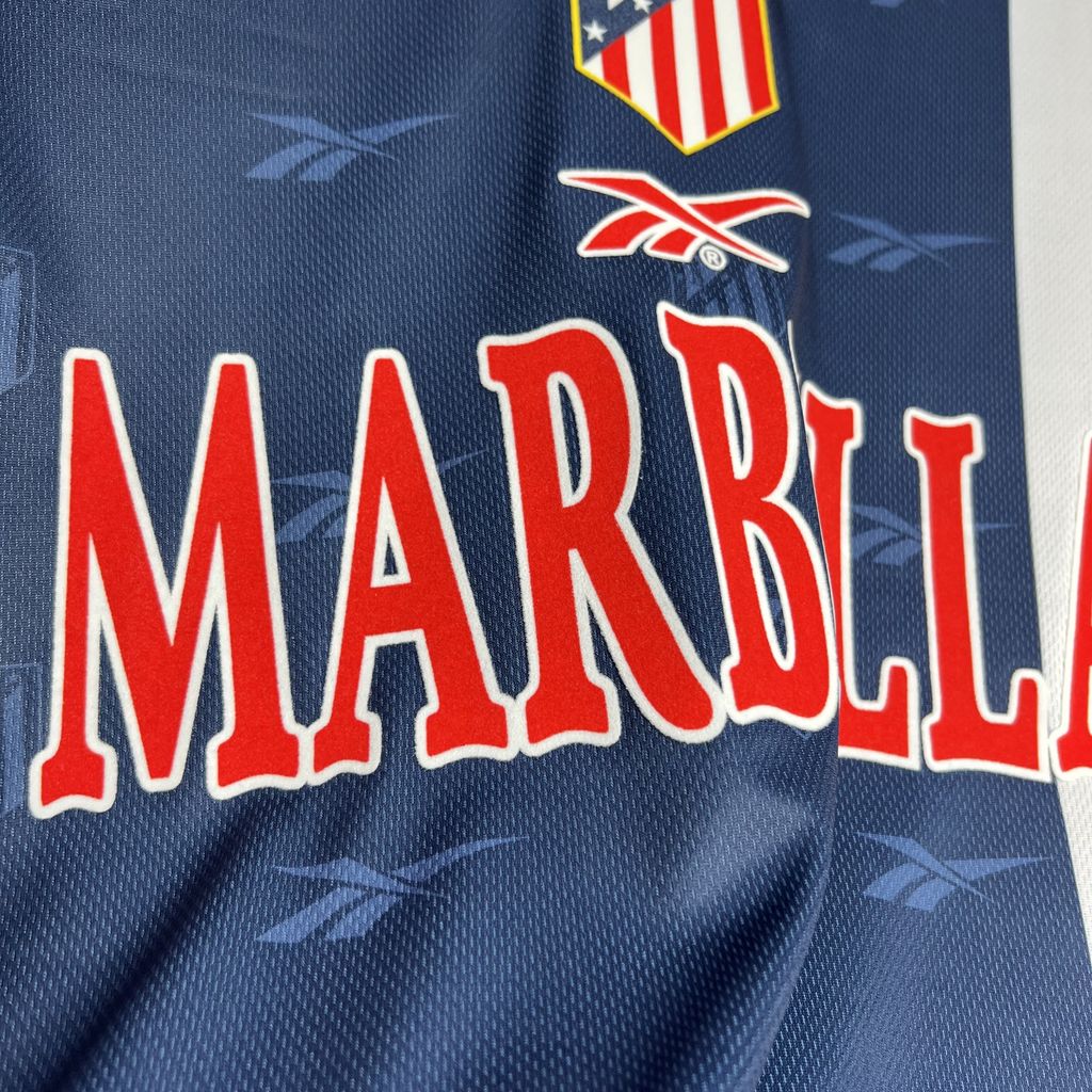 JerseysGala.com | Retro Atletico Madrid 1998-99 Away Jersey -Customize Name, Number and Patch | Worldwide Shipping