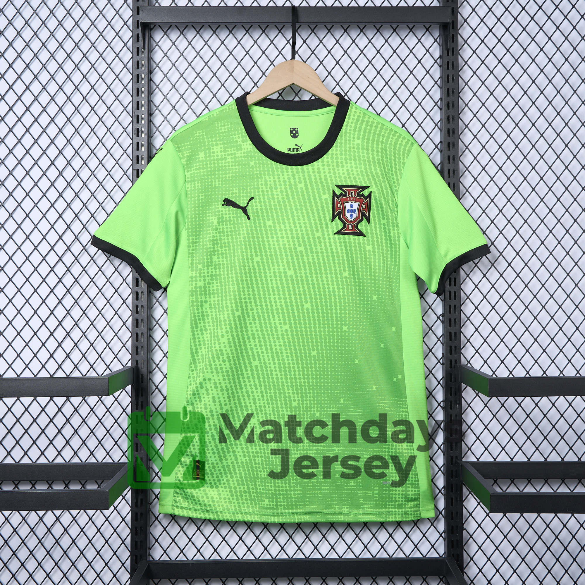 GlobeJersey-Portugal 2025-26 Green Goalkeeper Jersey - Fans Version