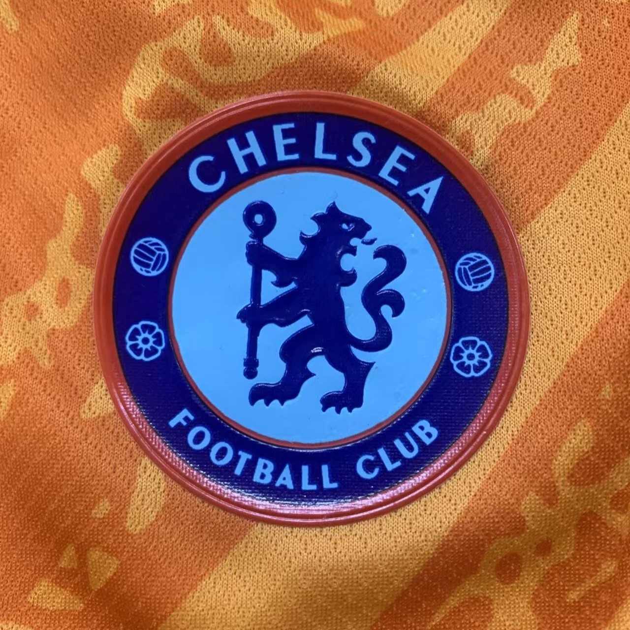 ManixJersey.com | C.H.E.L.S.E.A 24-25 Orange Goalkeeper Kids Kit -Customize Name, Number and Patch | Worldwide Shipping