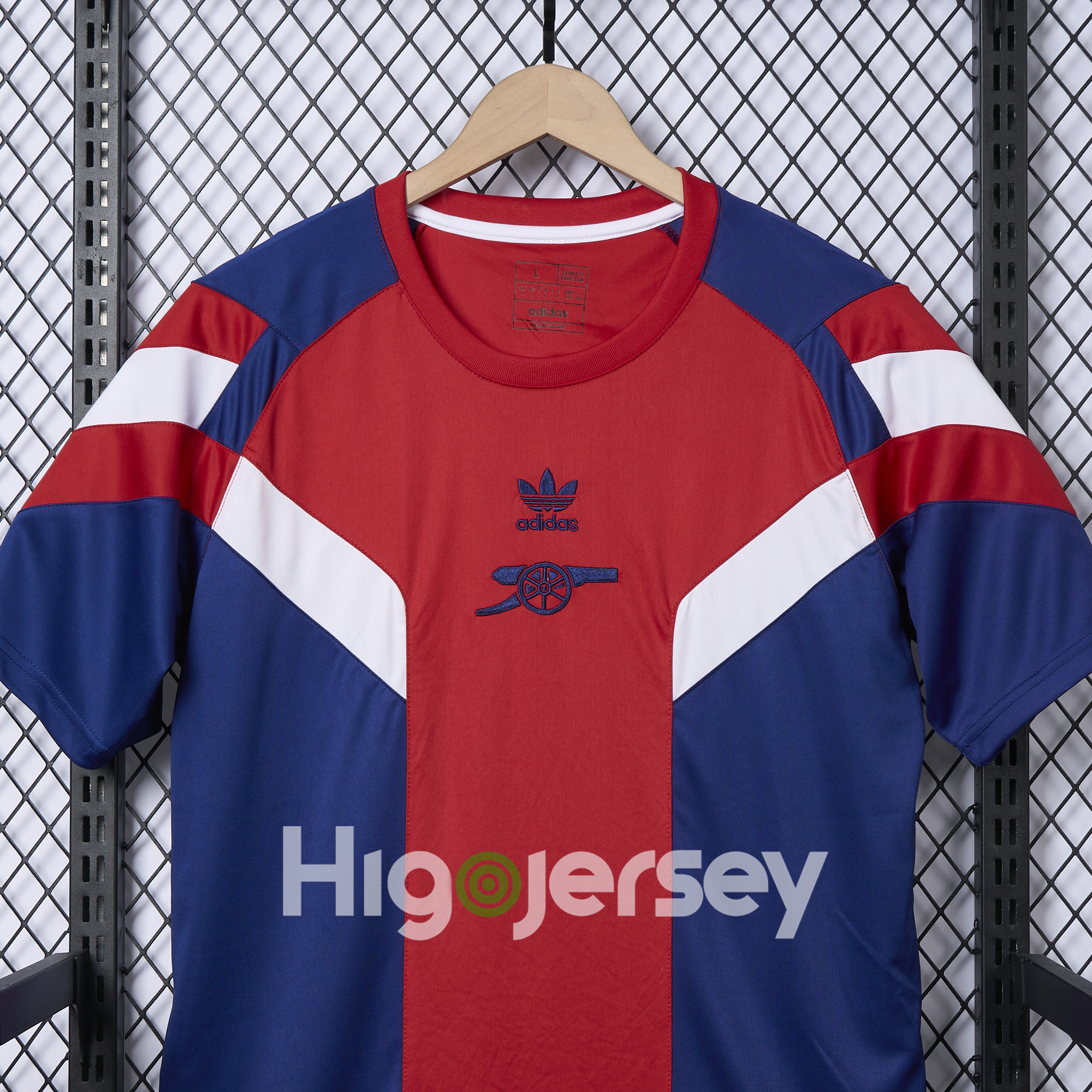 Higojerseys-Arsenal 24-25 Originals LFSTLR Purple and Red Jersey - Fans Version