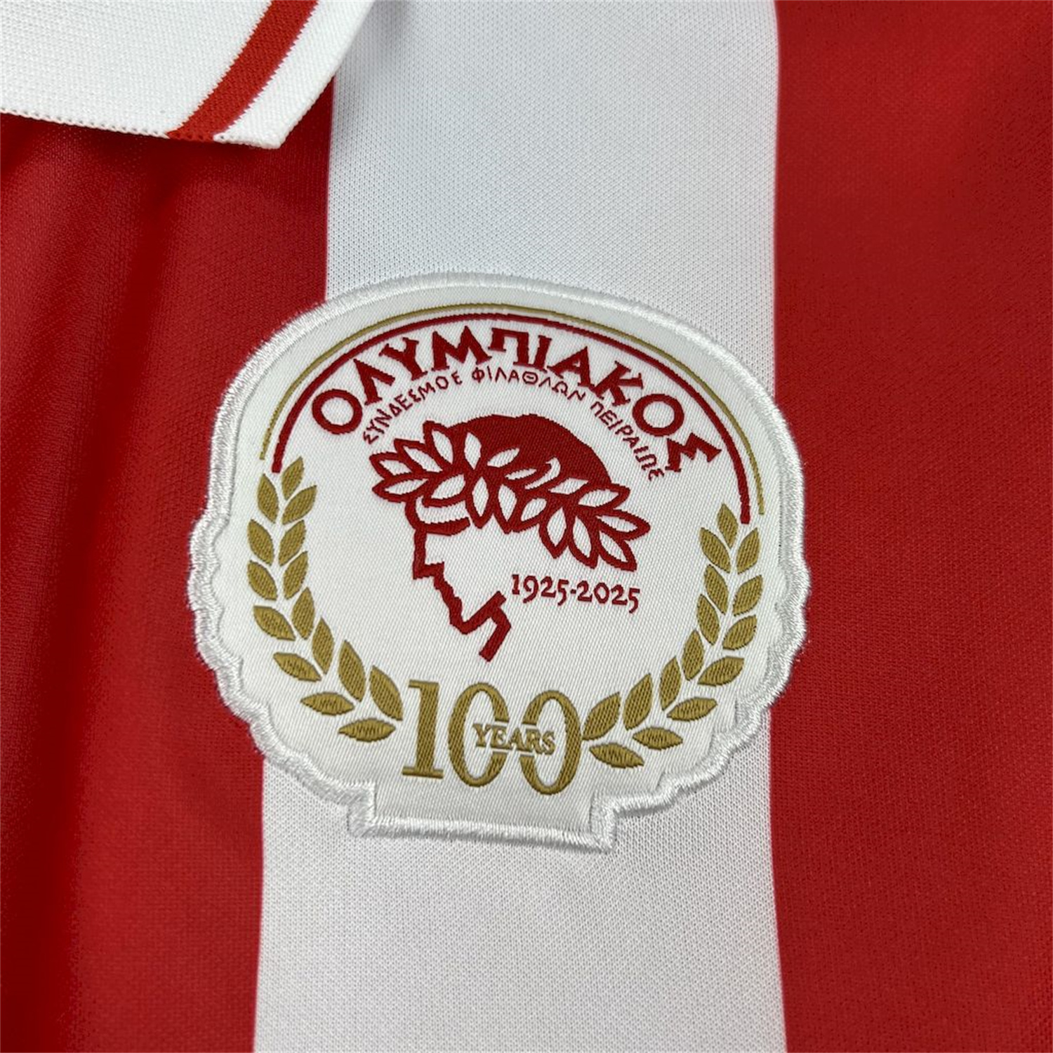 UltraTrikot-Olympiacos 2025 100 Years Anniversary Centenary Jersey - Fans Version