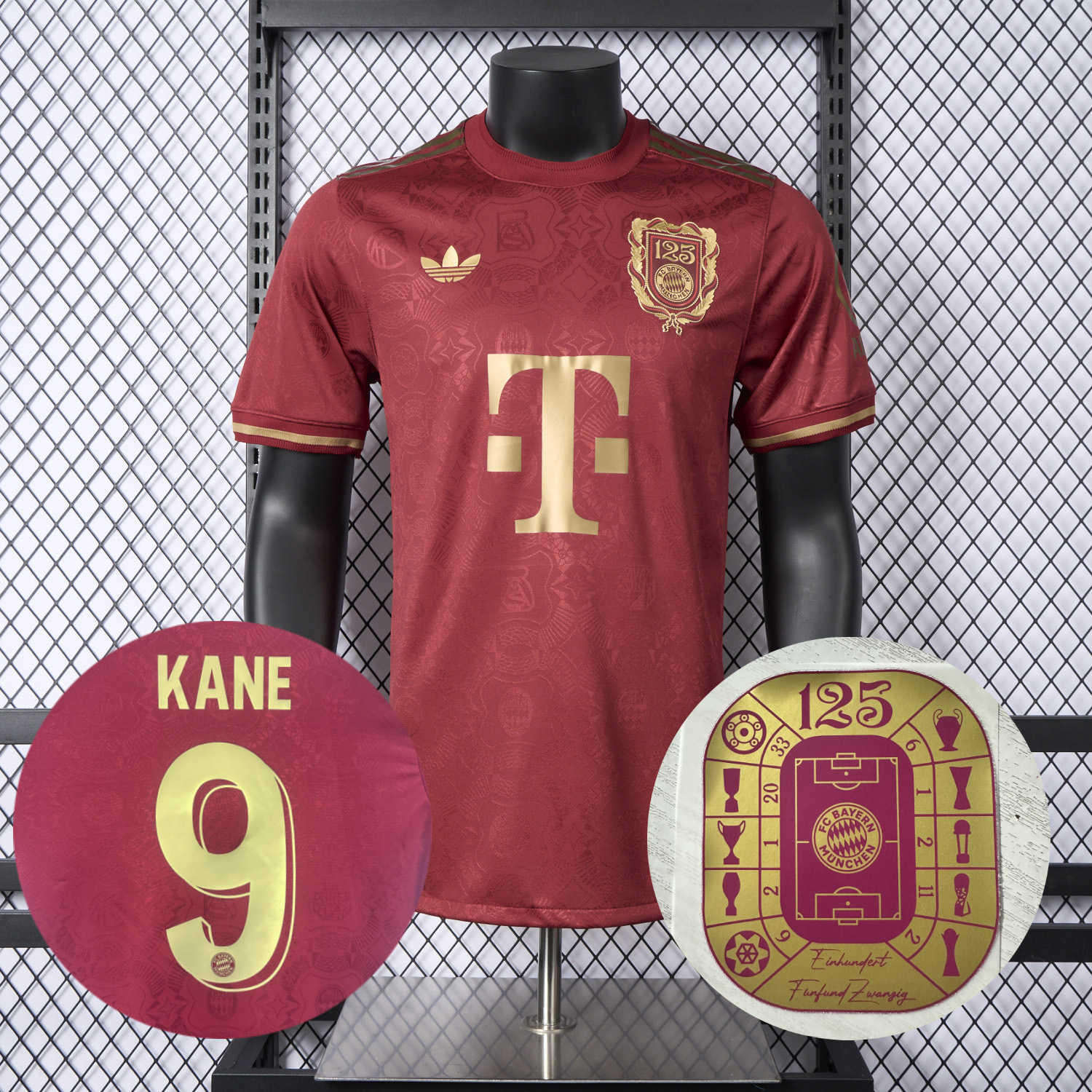 GlobeJersey-Bayern Munich 2025 125th Anniversary Jersey - Player Version