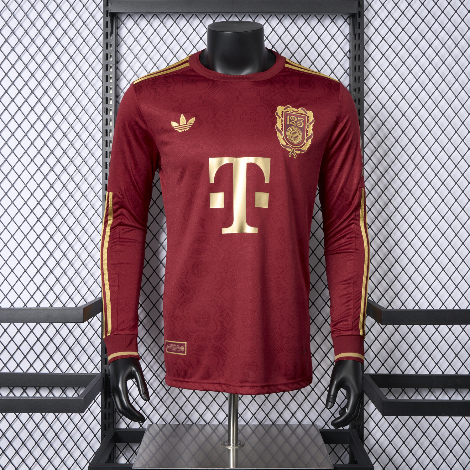 Funinjersey-Bayern Munich 2025 125th Anniversary Long Sleeves Jersey - Player Version