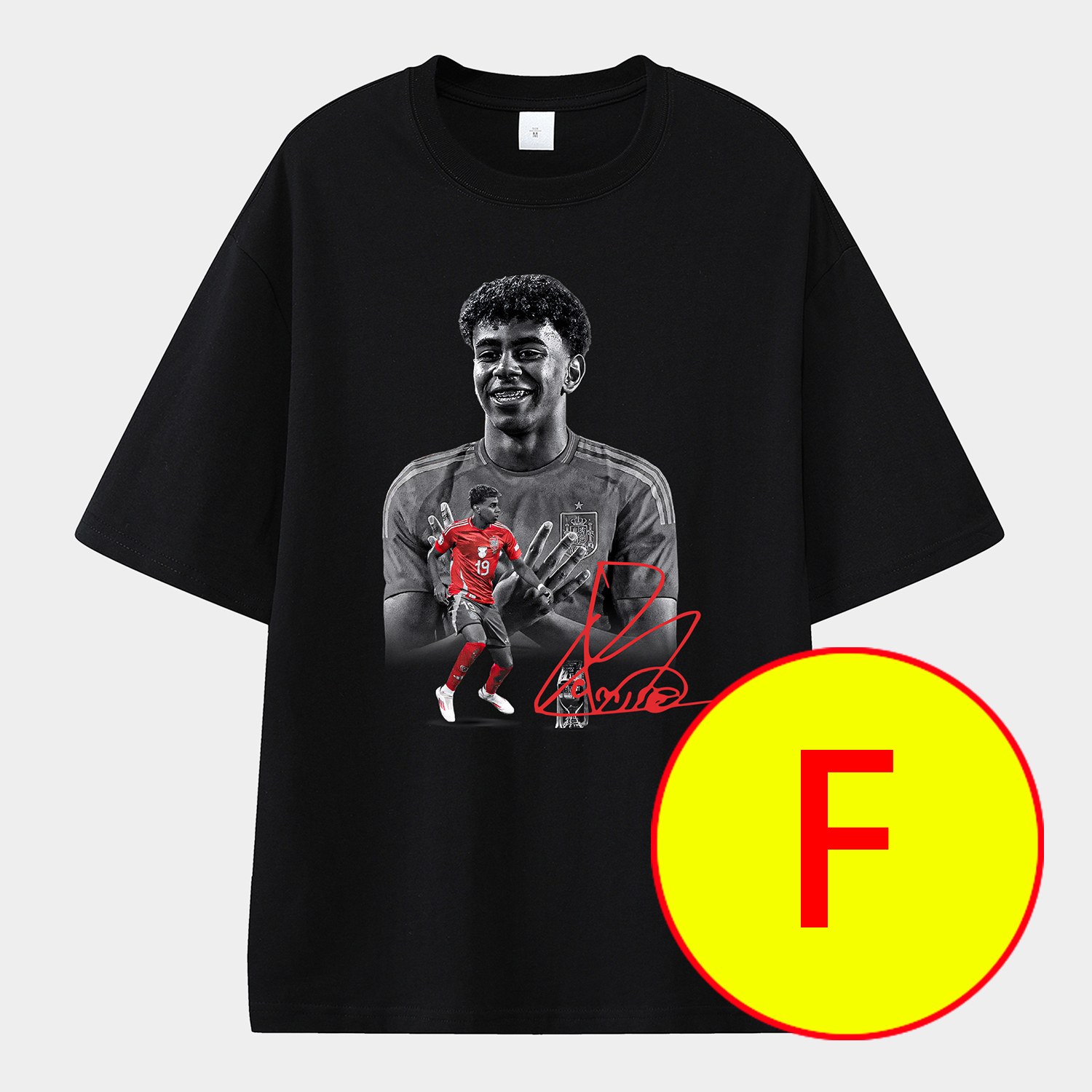 foot-LAMINE YAMAL - Barcelona No. 10 Legend Continues 2025 Unisex Pure Cotton T-shirt