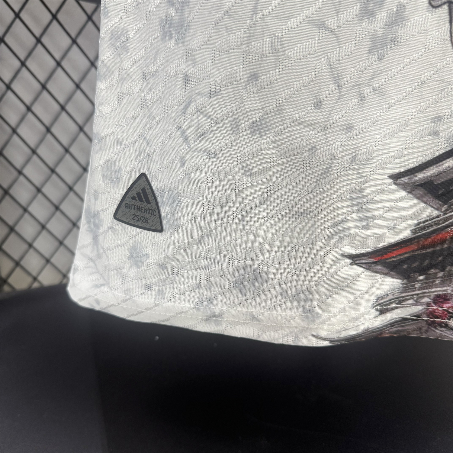 foot-Japan 25-26 Black Dragon And Flowers White Special Jersey - Player Version