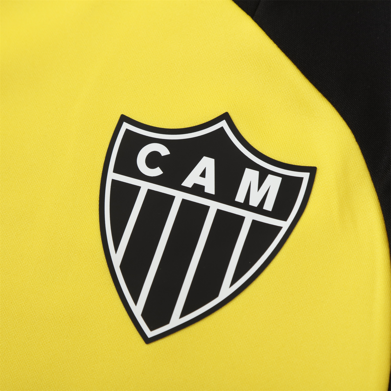 foot-Atletico Mineiro 25-26 Long Sleeve Training Set - Yellow Top & Black Pants