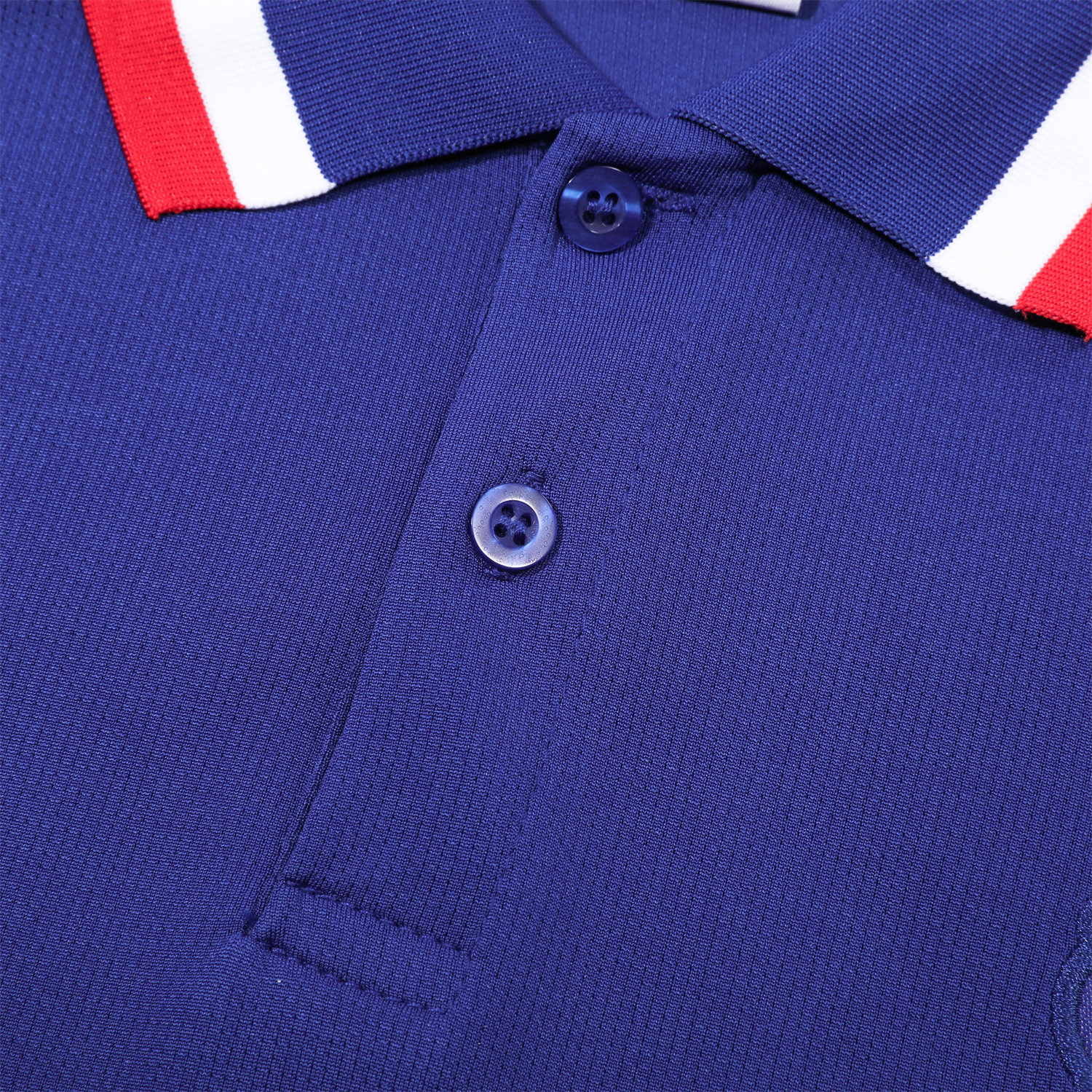 foot-France 25-26 POLO Short-Sleeve Training Set - Blue Top and Pants