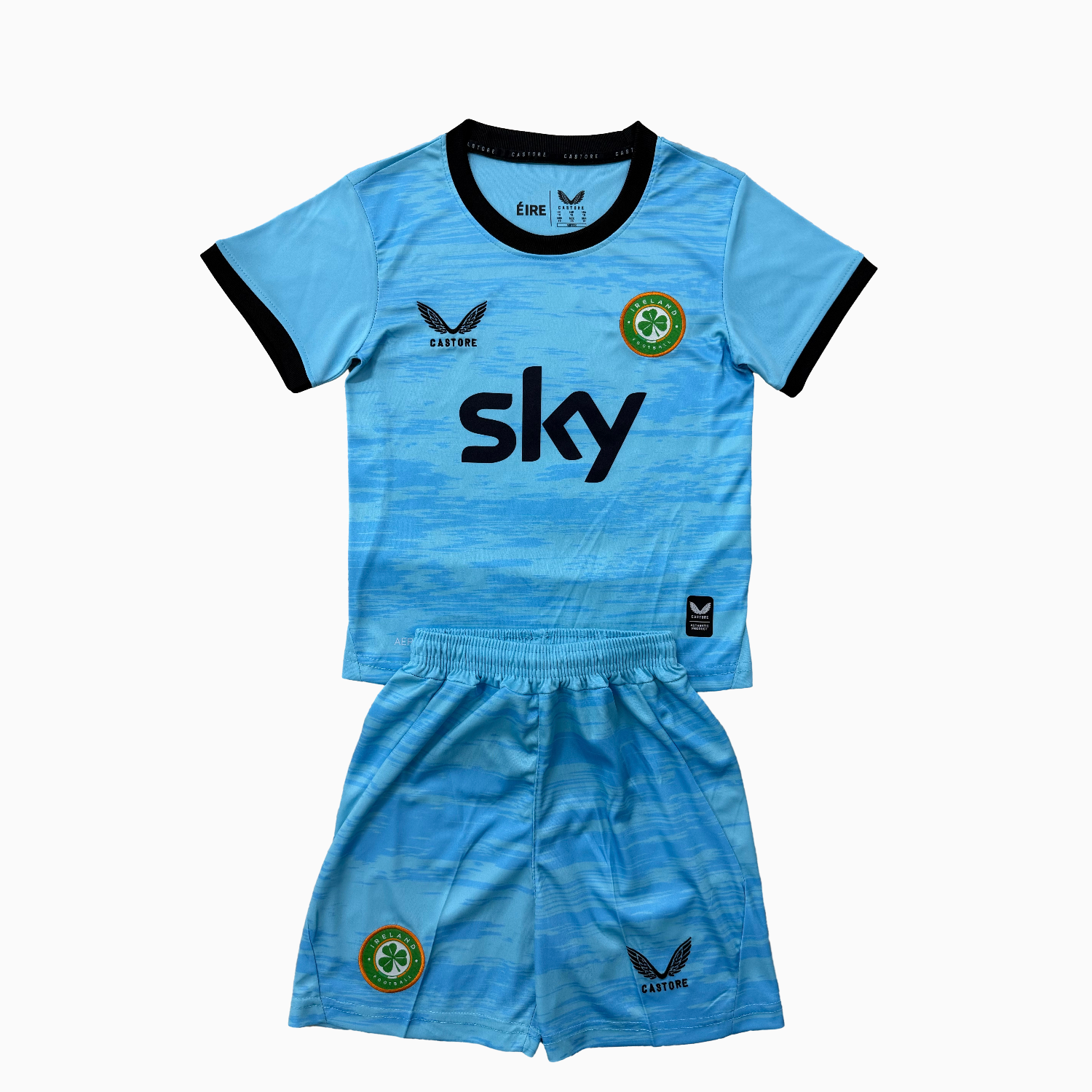 Unitedfootballkit.com | Ireland 2026 Blue Goalkeeper Men's Adult Jersey Set - Fans Version -Customize Name, Number and Patch | Worldwide Shipping