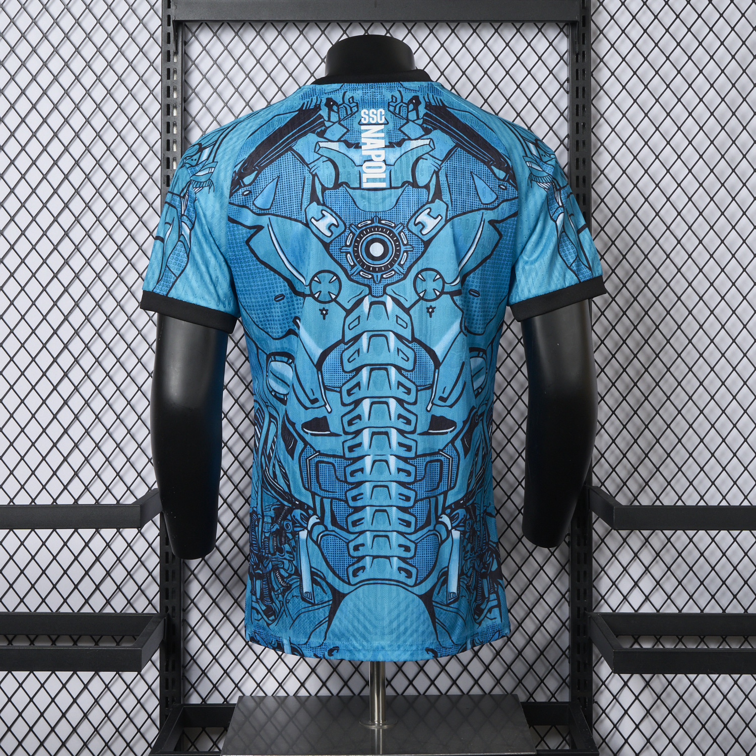 foot-Napoli 25-26 Blue Mecha Training Jersey - Player Version