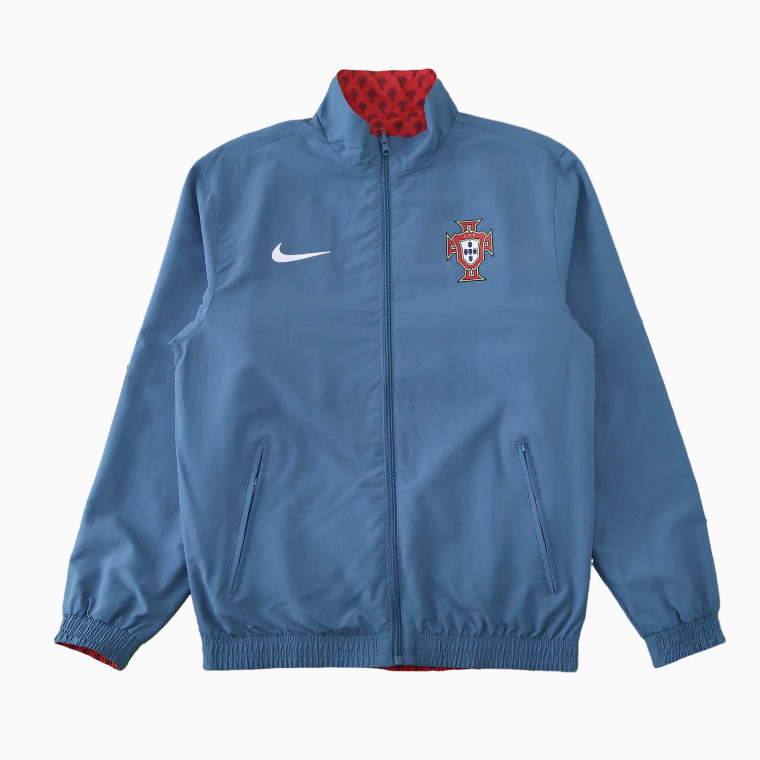 foot-Portugal 24-25 Double Sided Reversible Windbreaker - Red & Blue