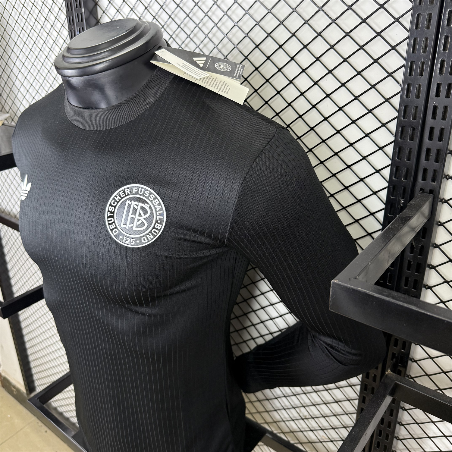 foot-Germany 2025 Black 125-Year Anniversary Commemorative Long Sleeves Jersey - Player Version