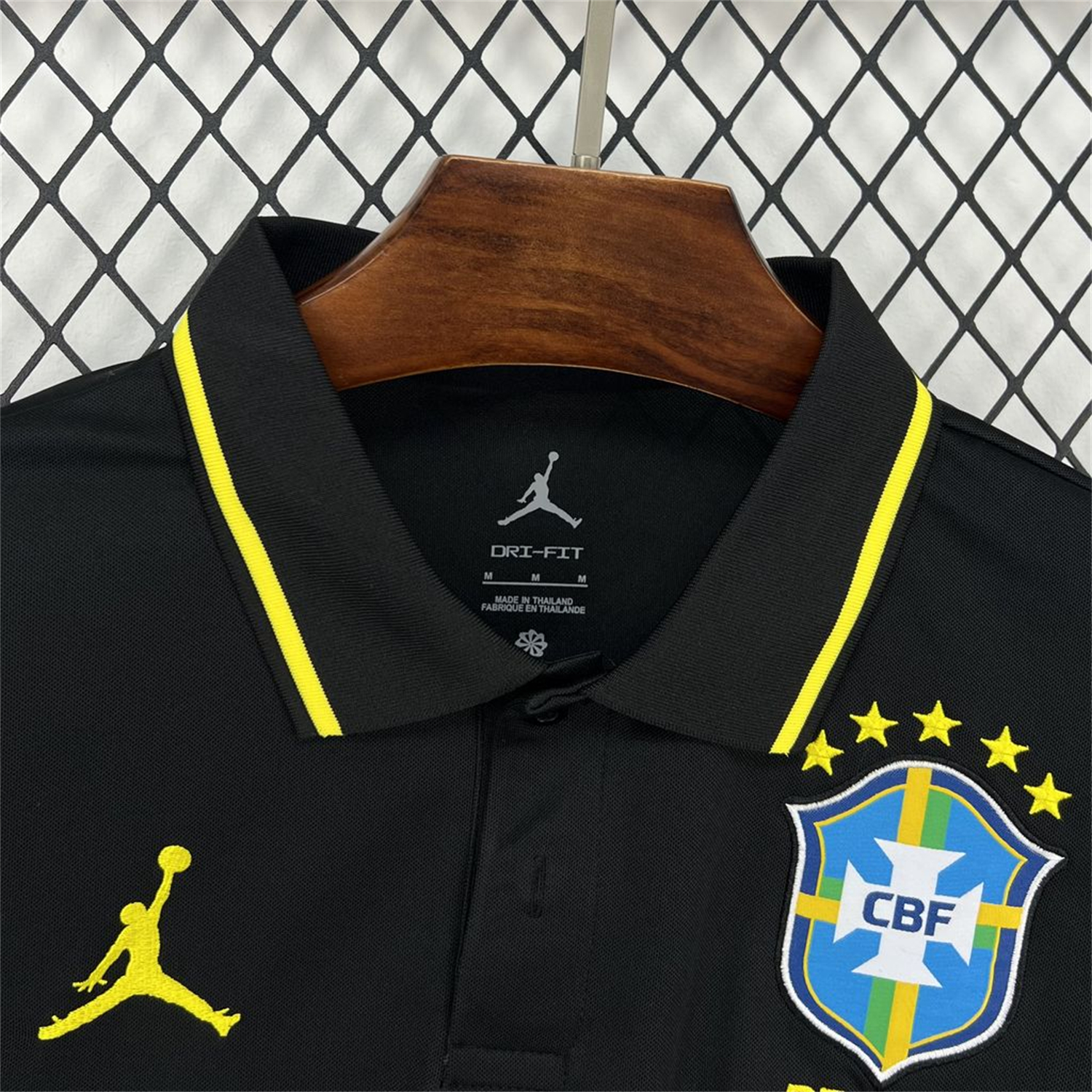 Unitedfootballkit.com | Brazil 2026 Black Special Edition Polo Jersey - Fans Version -Customize Name, Number and Patch | Worldwide Shipping