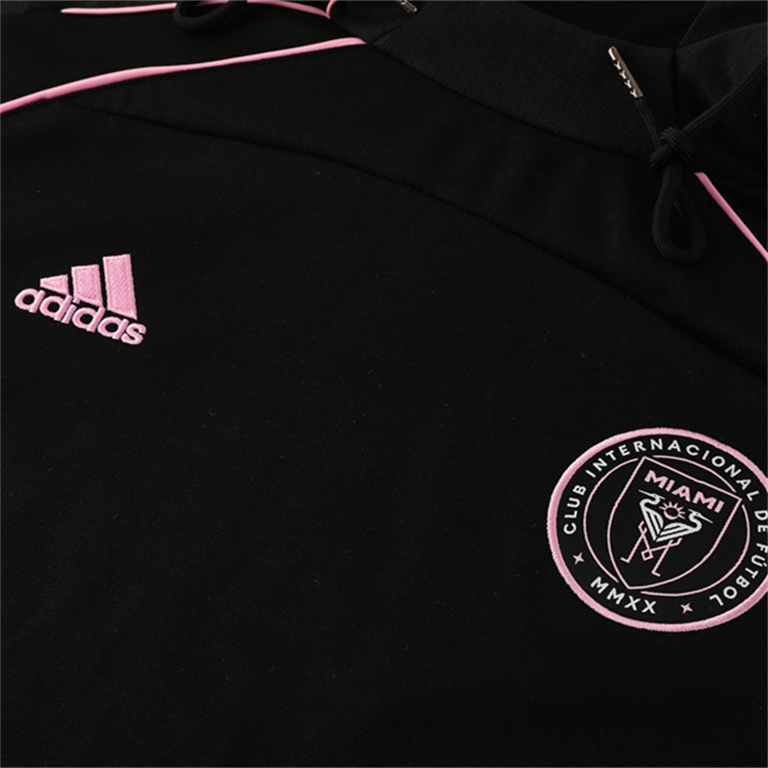 foot-INT M.A.M 25-26 Long Sleeves Training Hoodie Set - Black Hoodie + Pants