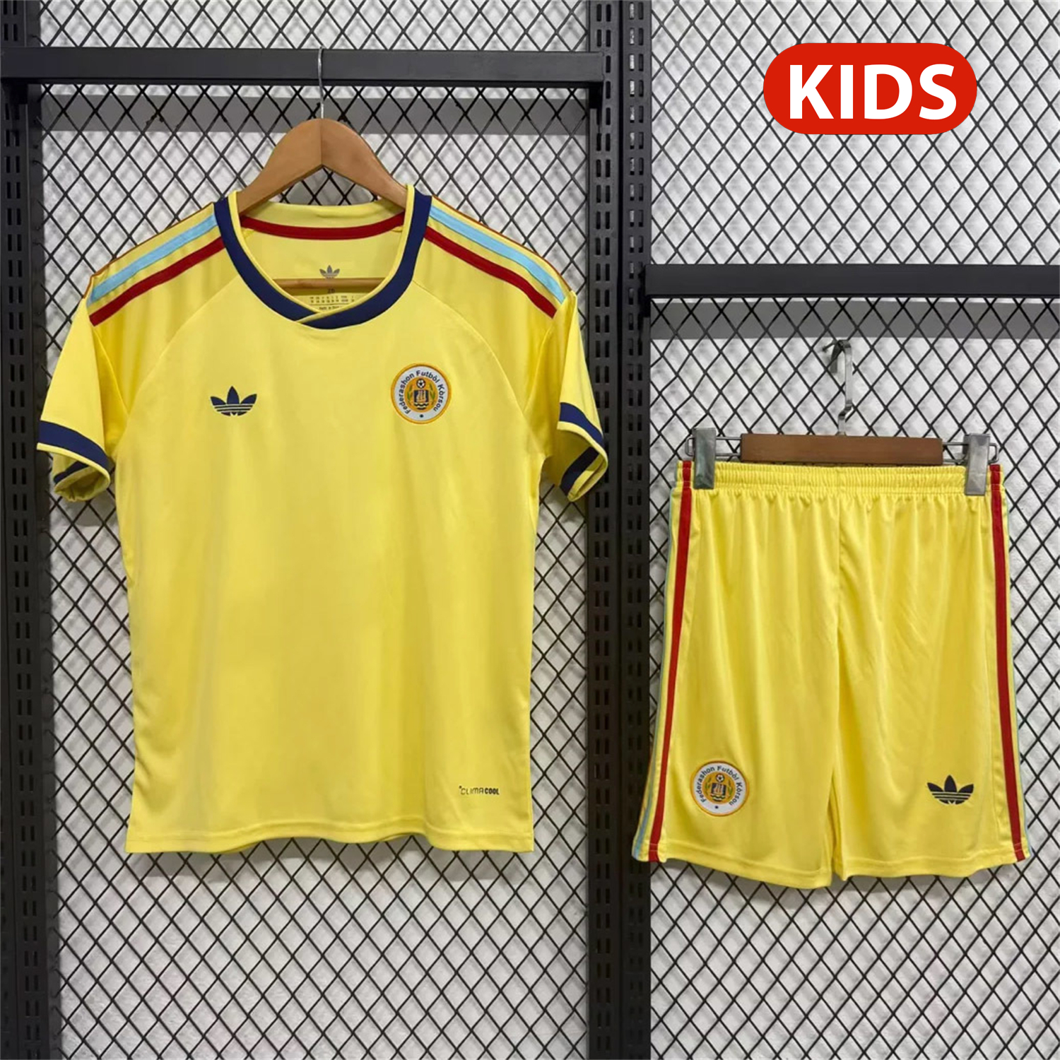 Unitedfootballkit.com | Curaçao 2026 Away Kids Kit -Customize Name, Number and Patch | Worldwide Shipping