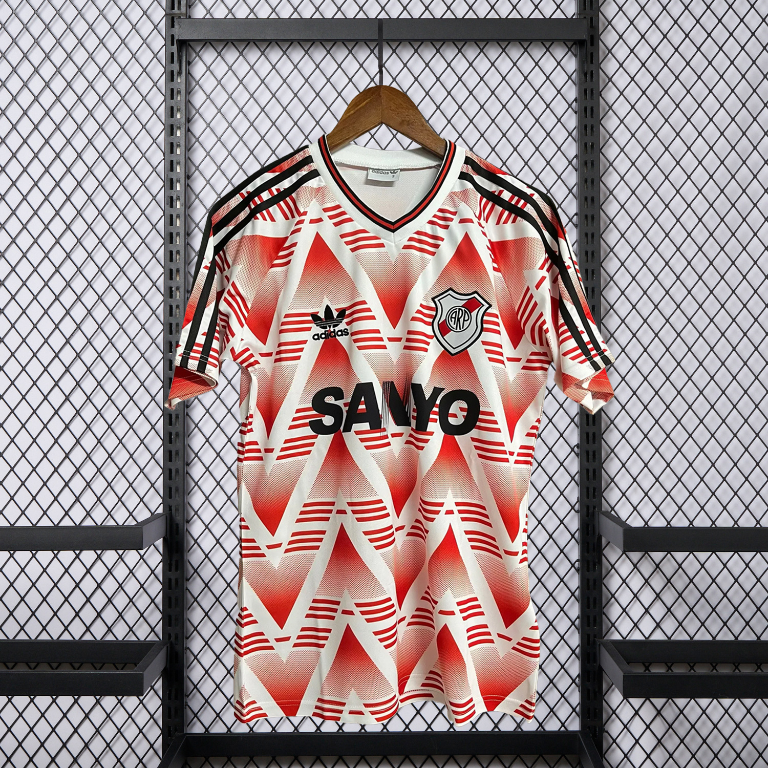 Unitedfootballkit.com | Retro River Plate 1992-93 Home Jersey -Customize Name, Number and Patch | Worldwide Shipping