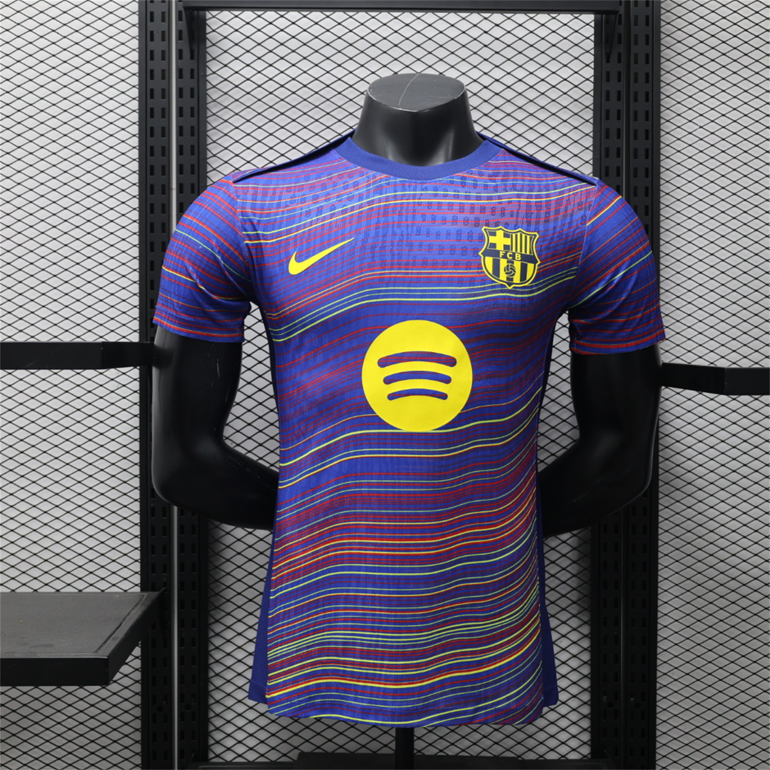 foot-Barcelona 25-26 Purple Camouflage Pre-Match Jersey - Player Version