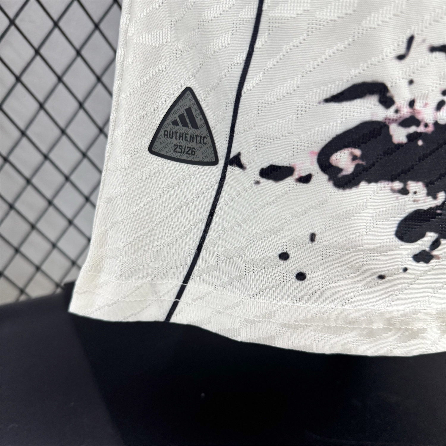 foot-Japan 25-26 Black Dragon Cherry Blossom Tree White Special Jersey - Player Version