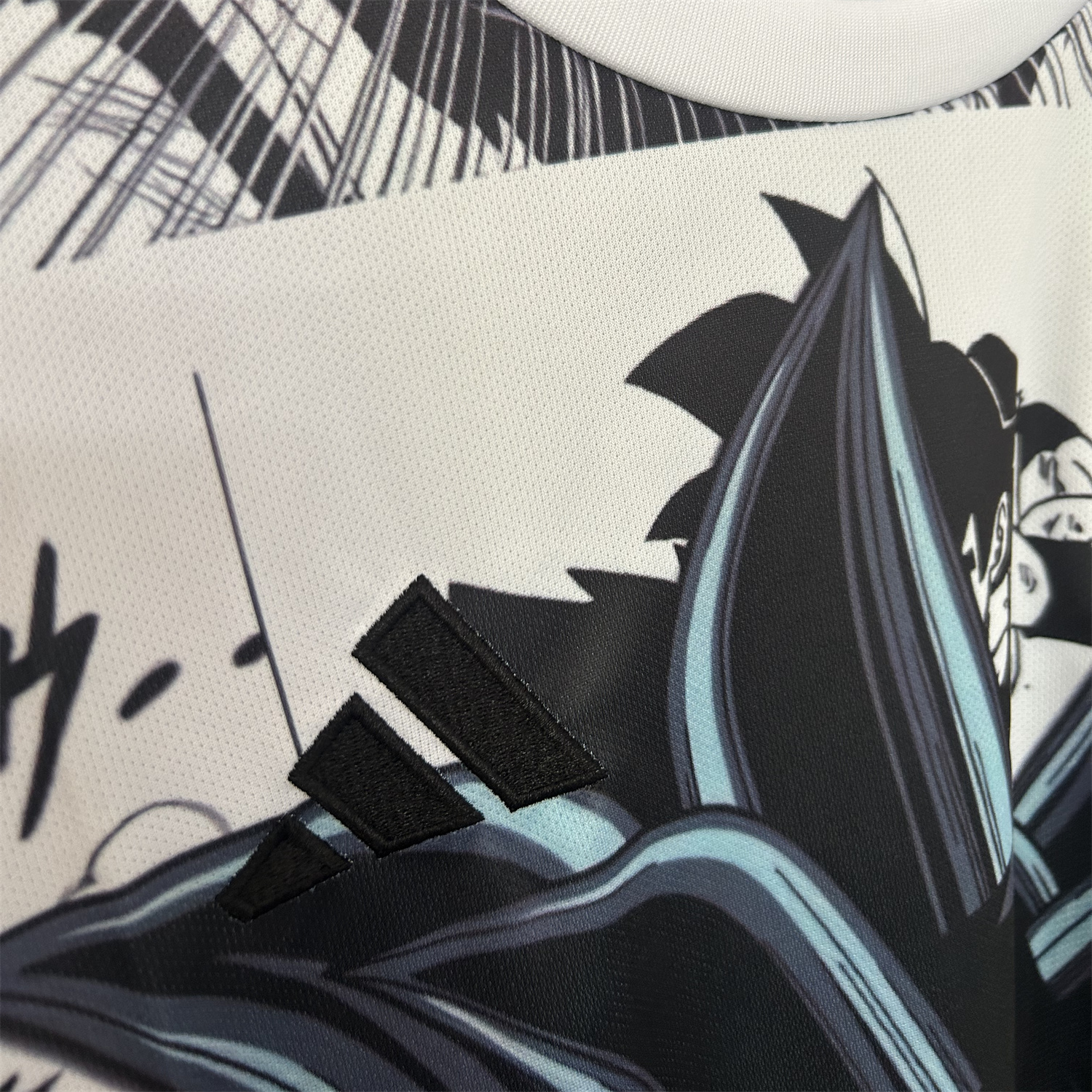 foot-Japan 25-26 Dragon Ball Comics Kamehameha White Special Jersey - Fans Version