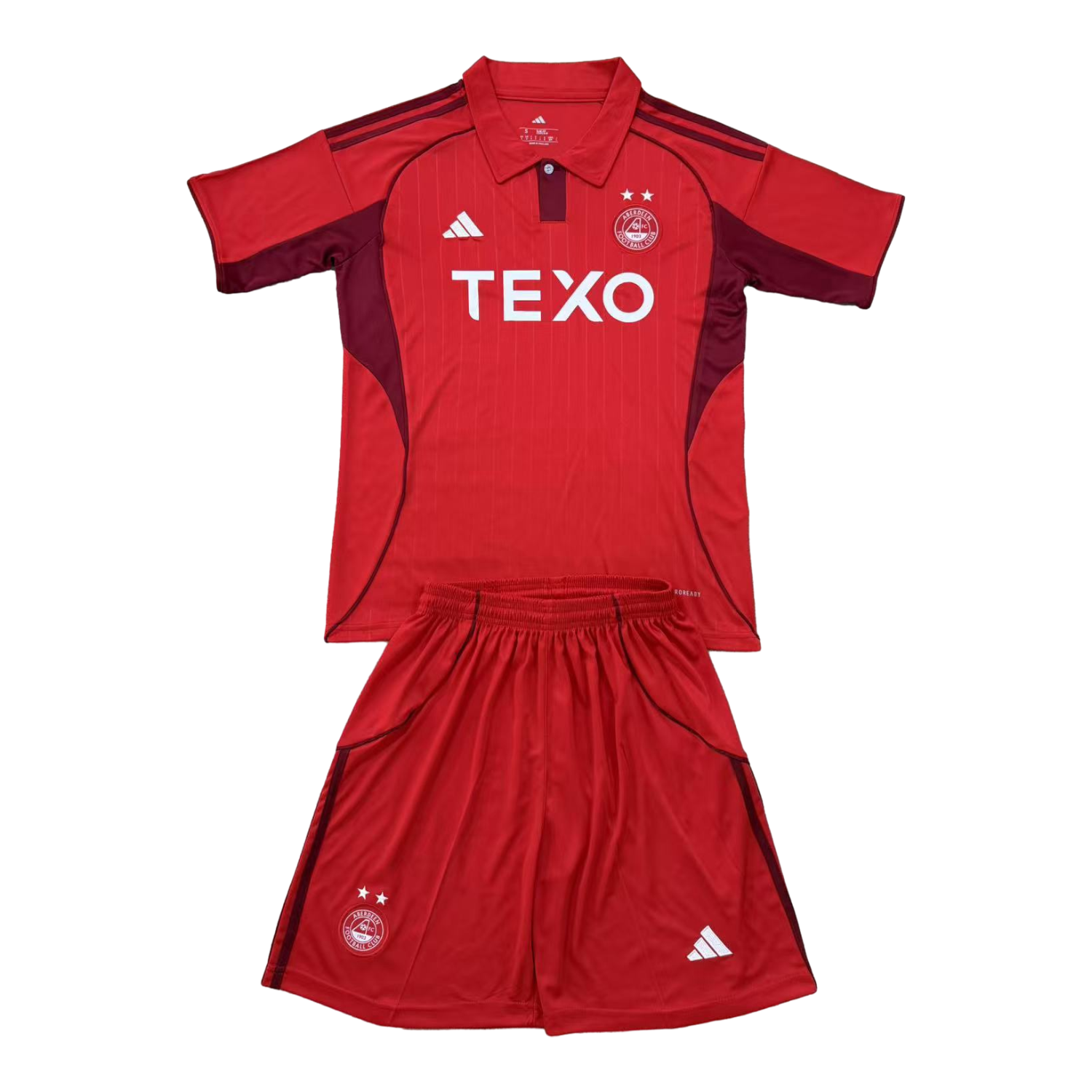 foot-Aberdeen 25-26 Home Men's Adult Jersey Set - Fans Version