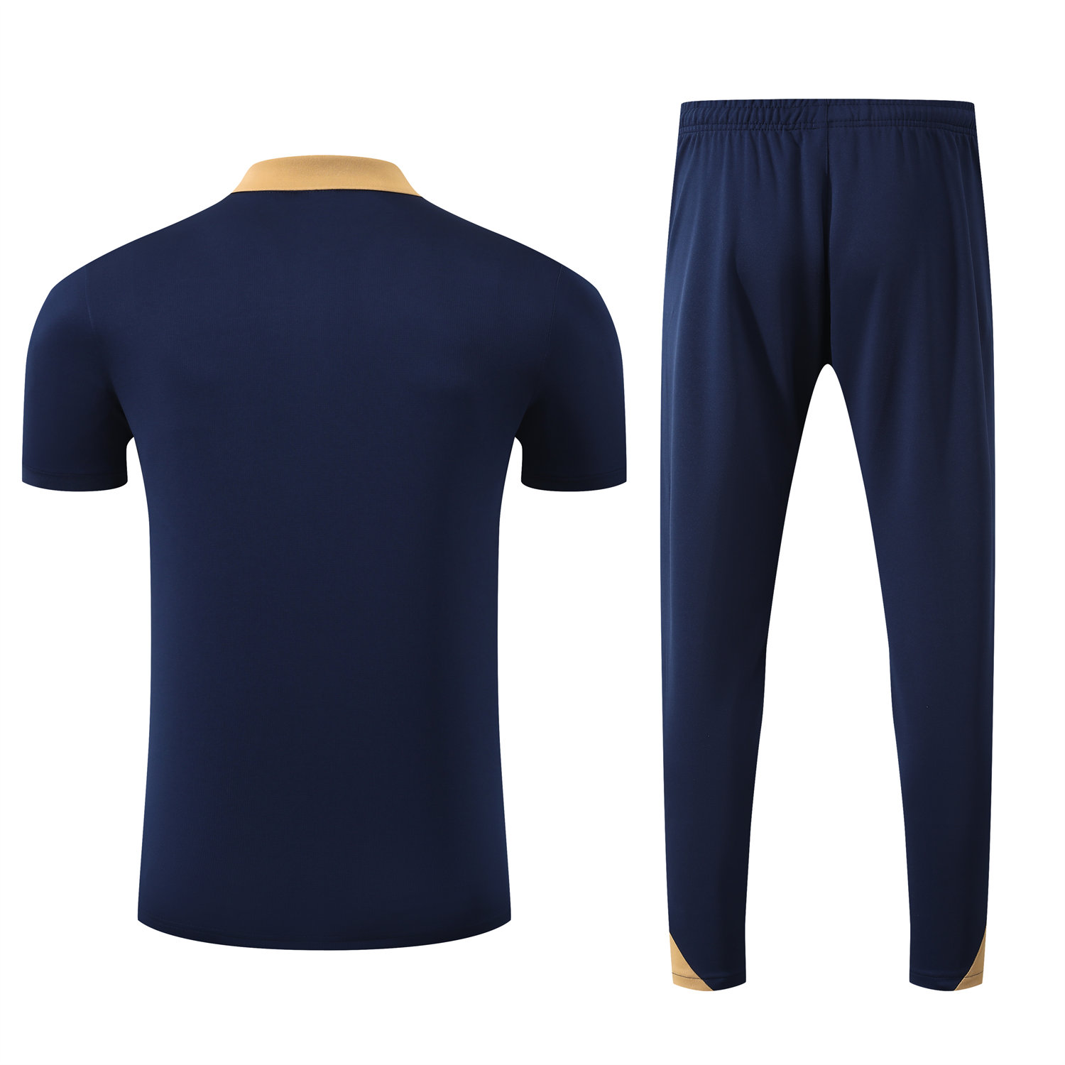 foot-Pumas UNAM 25-26 POLO Short-Sleeve Training Set - Deep Blue Top and Pants