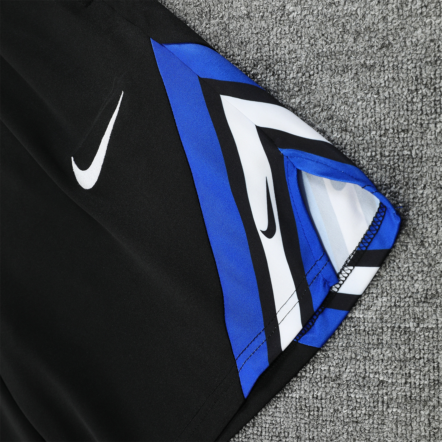 foot-Inter Milan 25-26 Short-Sleeve Training Set - White Top & Black Shorts