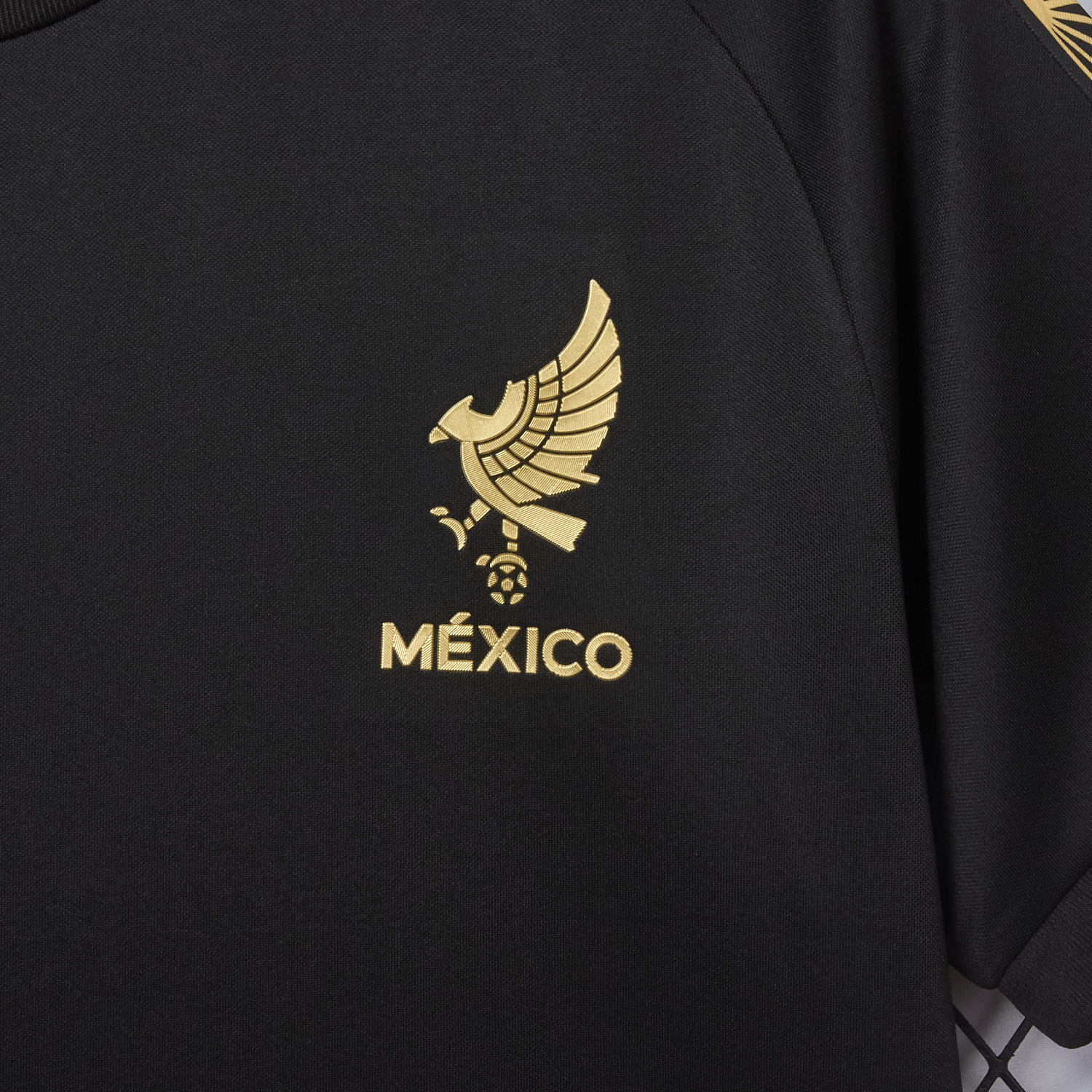 foot-Mexico 2025 Gold Cup Black Training Special Jersey - Fans Version